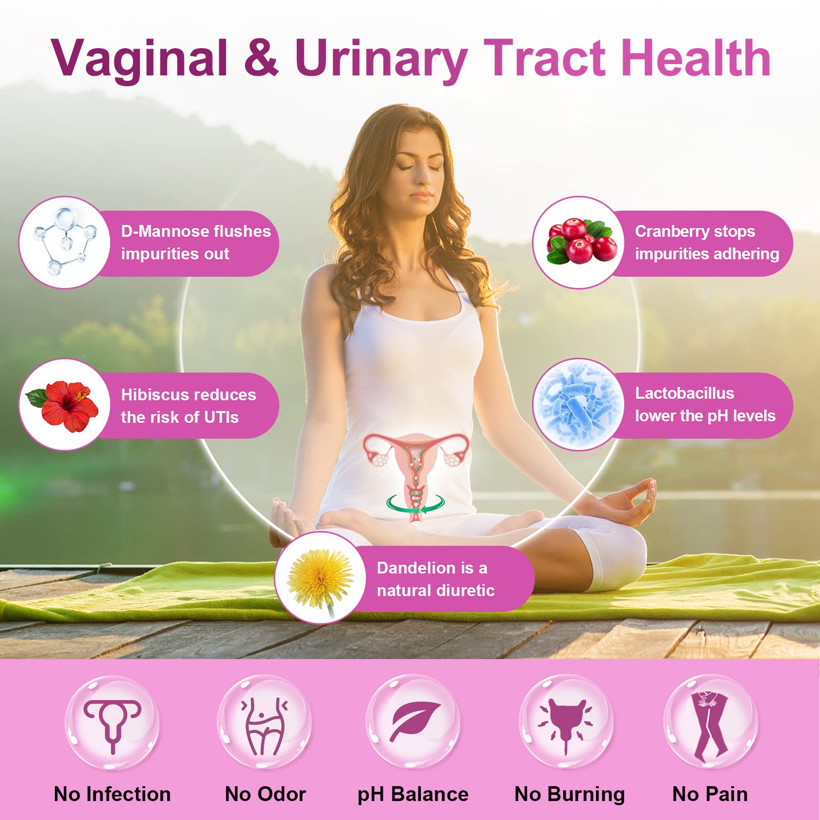 Probiotics for Women Digestive Health, 100 Billion CFUs Probiotic with Digestive Enzymes NATURE TARGET uk supplements