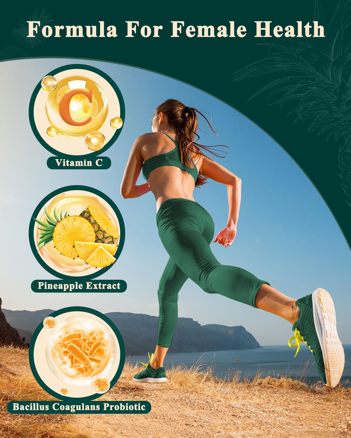 Zenvorica Premium Feminine Balance Gummies for Women - Hawaiian Pineapple pH Balance Probiotic Gummies for Odor and Flora Wellness, Immune Support, Vegan, 60 Count Zenvorica uk supplements