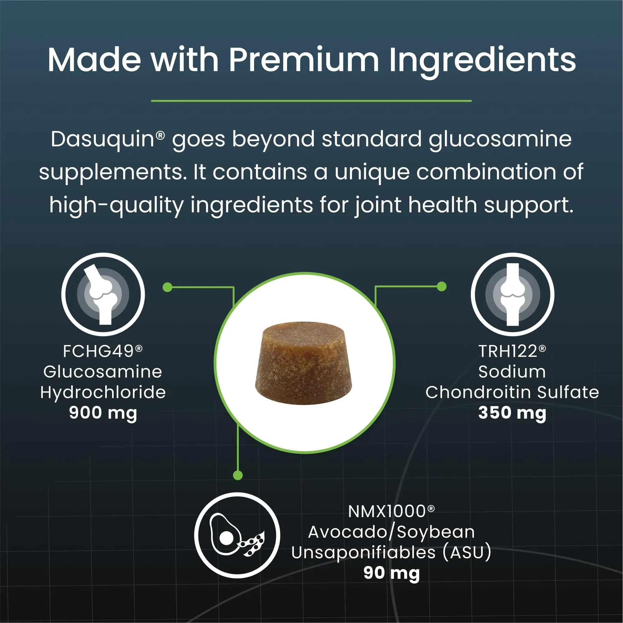 Nutramax Dasuquin for Large Dogs, Joint Health Supplement, Contains Glucosamine for Dogs, Plus Chondroitin, ASU and More, Supports Healthy Joints, Soft Chews, 84 Count Nutramax Laboratories uk supplements