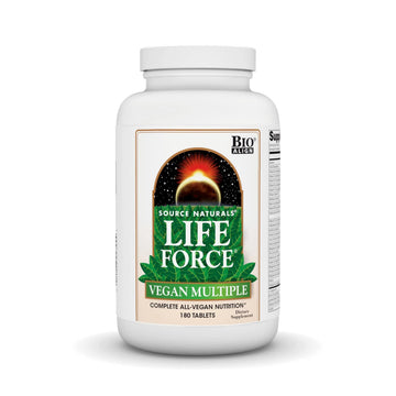 Source Naturals Vegan True Vegan Force Multiple, Advanced Energy Formula for Vegans* - 180 Tablets Source Naturals uk supplements