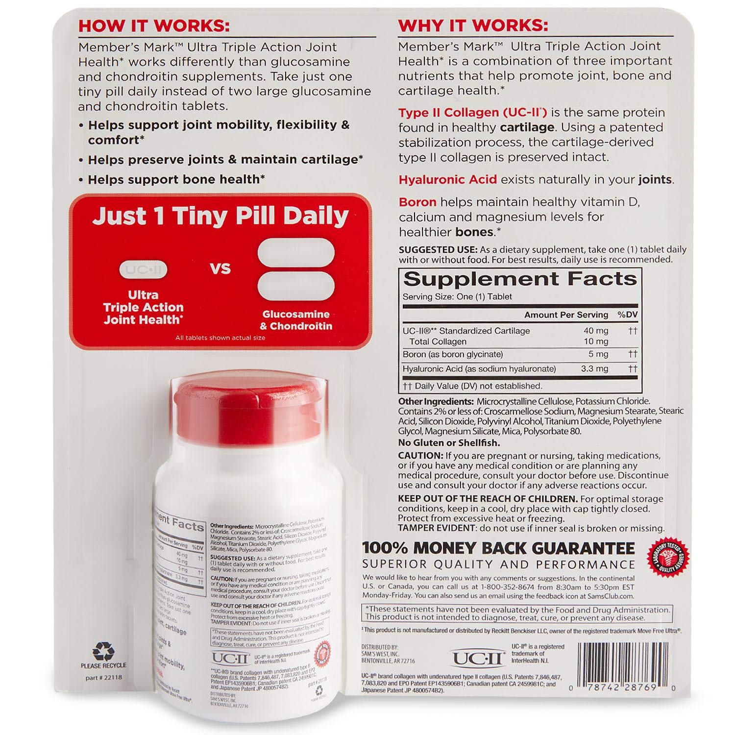 Member's Mark™ Ultra Triple Action Joint Health MEMBER´S MARK uk supplements