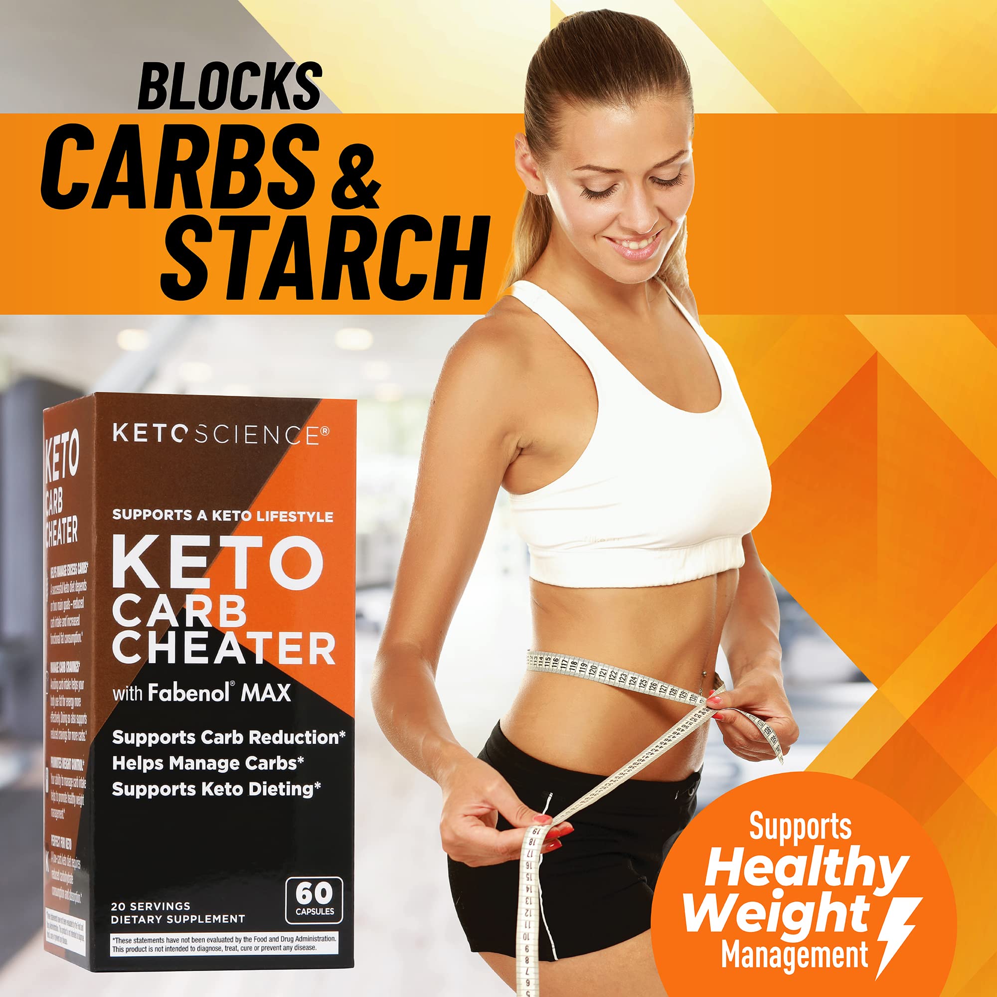 Keto Science Keto Carb Cheater, Supports Carb Reduction, Helps Manage Carbs, Supports Keto Science uk supplements