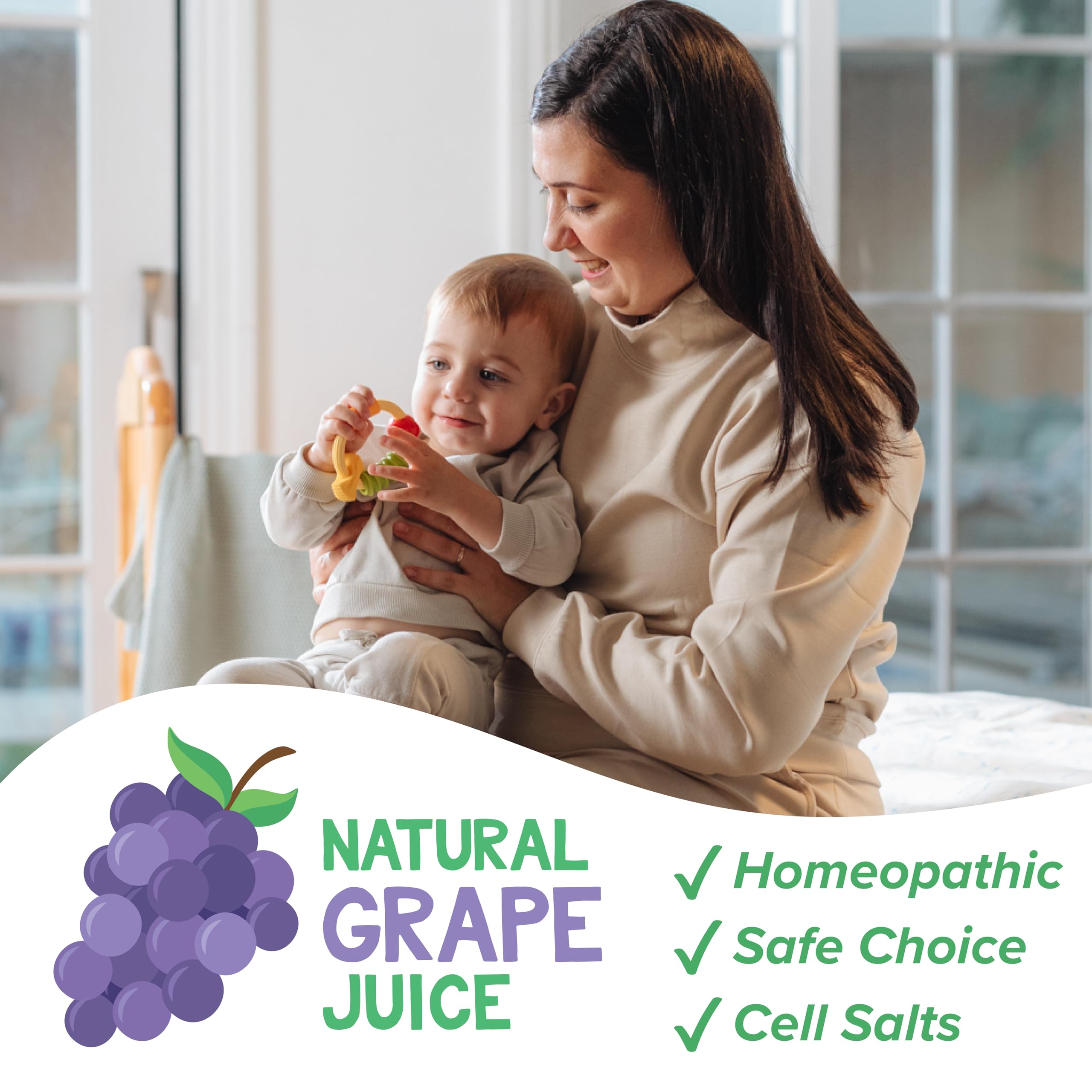 Dr. Talbot's Infant Pain and Fever Relief Liquid Medicine - 4 fl oz - 6+ Months - Grape Juice Flavor - No Alcohol, Dyes, or Parabens - Baby Essentials Dr. Talbot's uk supplements