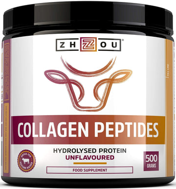 Collagen Powder 500g - Hydrolysed Collagen Peptides Powder - High Protein Bovine Collagen Supplement Nu U Nutrition uk supplements