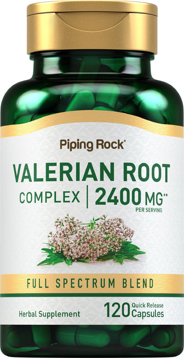 Piping Rock Valerian Root Capsules | 120 Count | Extract Supplement | Herbal Blend | Non-GMO, Gluten Free Piping Rock uk supplements