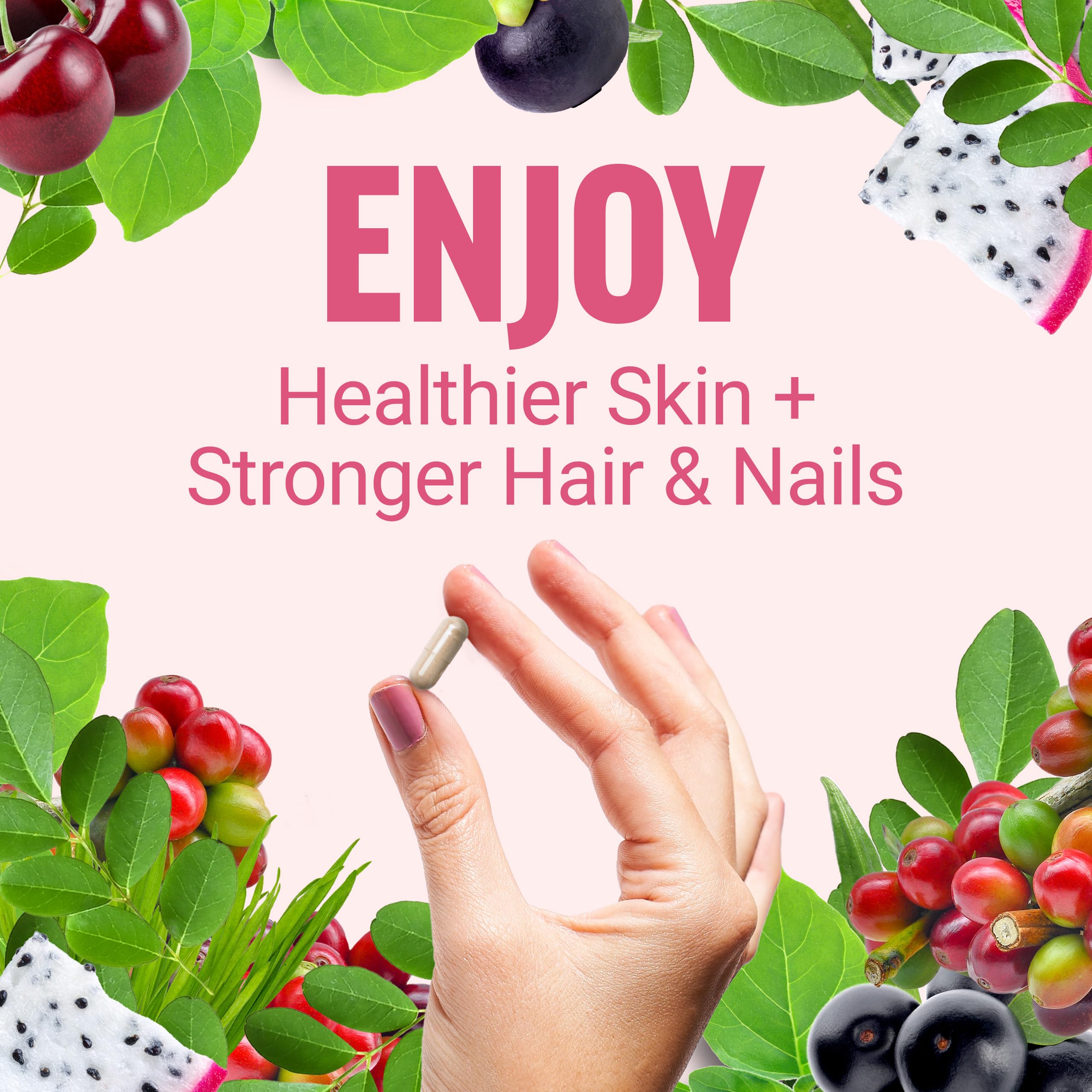 Force Factor Collagen Boosting Superfoods, Vegan Collagen Booster with Hyaluronic Acid, Biotin, Bamboo, Amino Acids & Vitamins for Hair, Skin, and Nails, Strengthener and Skin Supplement, 60 Capsules Force Factor uk supplements