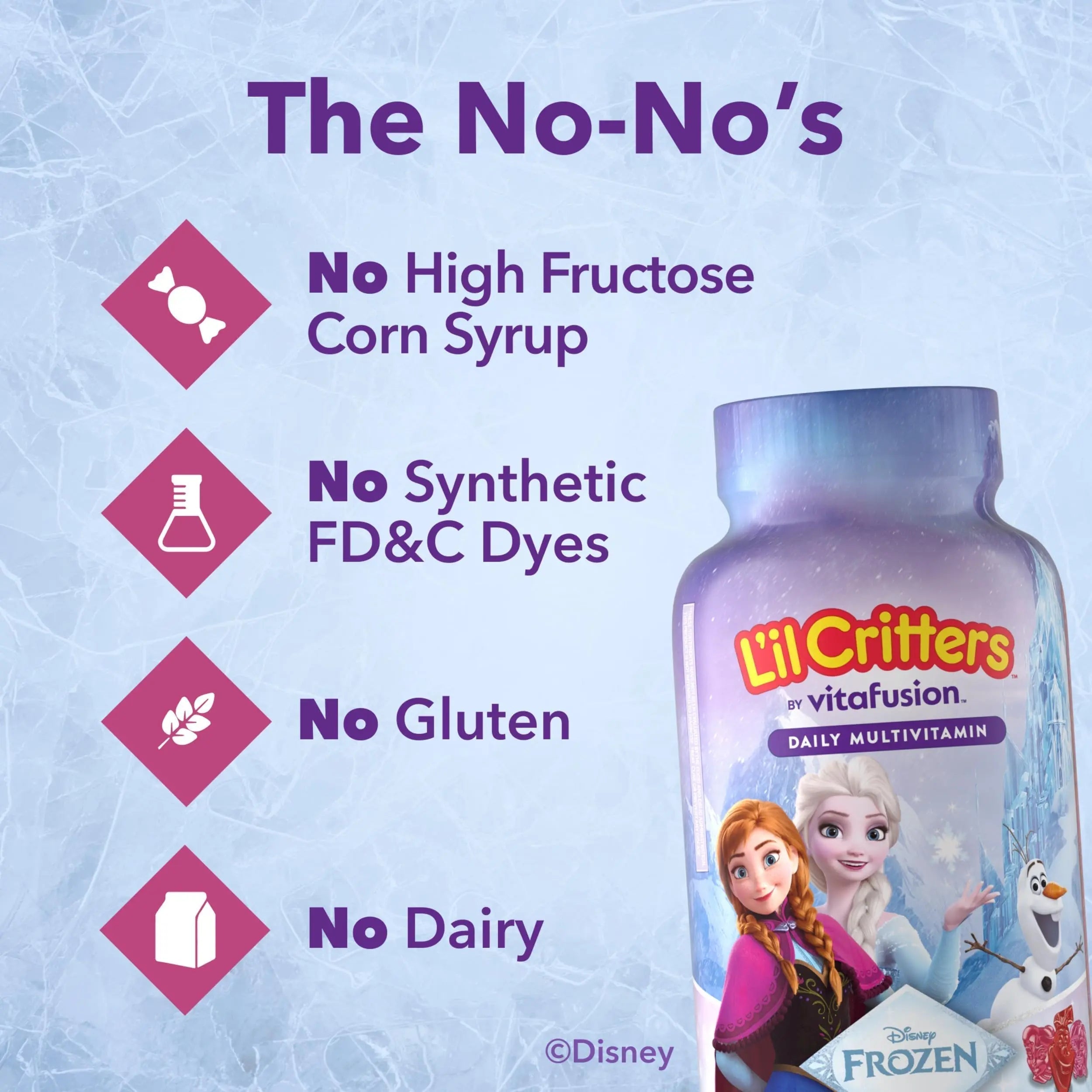 L'il Critters Frozen Daily Kids Multivitamin Gummies Assorted Berry Flavors for Ages 2+ Toddlers and Kids, Disney Multivitamin Gummies Lil Critters uk supplements