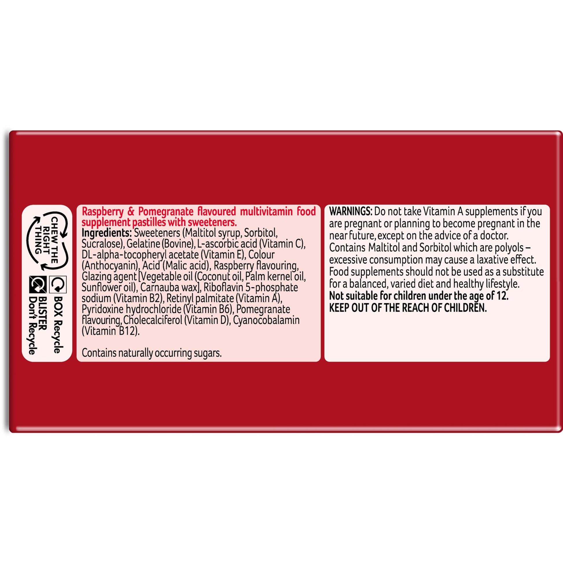 Bassetts Vitamins Adults Multivitamins, 60 Pastilles Bassetts Vitamins uk supplements