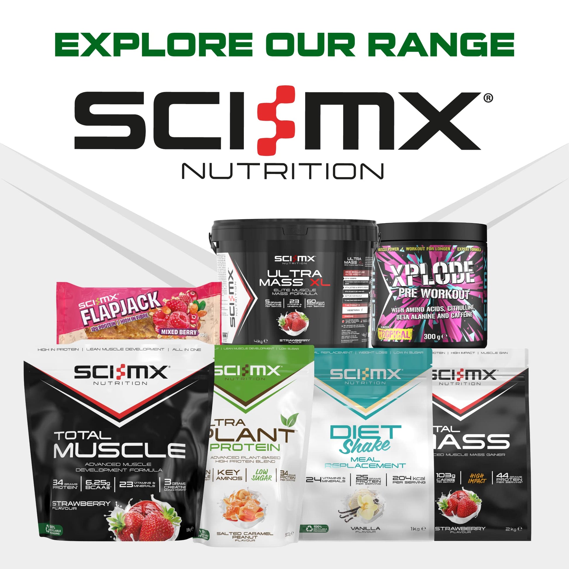 SCI-MX Pro-V Gain - 100% Vegan Vanilla Flavour Soy Protein Powder Isolate + B12 + Magnesium SCI-MX uk supplements