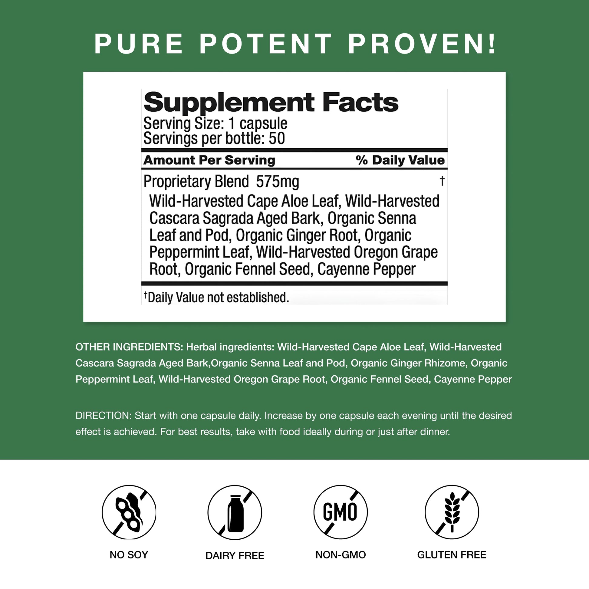 Simply Herbs Easy Go Bowel Mover - Adult Cleansing Supplement for Colon Health Support - Bowel Movement Aid - Stool Softener - Daily-Use Laxative - Plant-Based Ingredients - Vegan - 50 Count Dr. Schulze's uk supplements