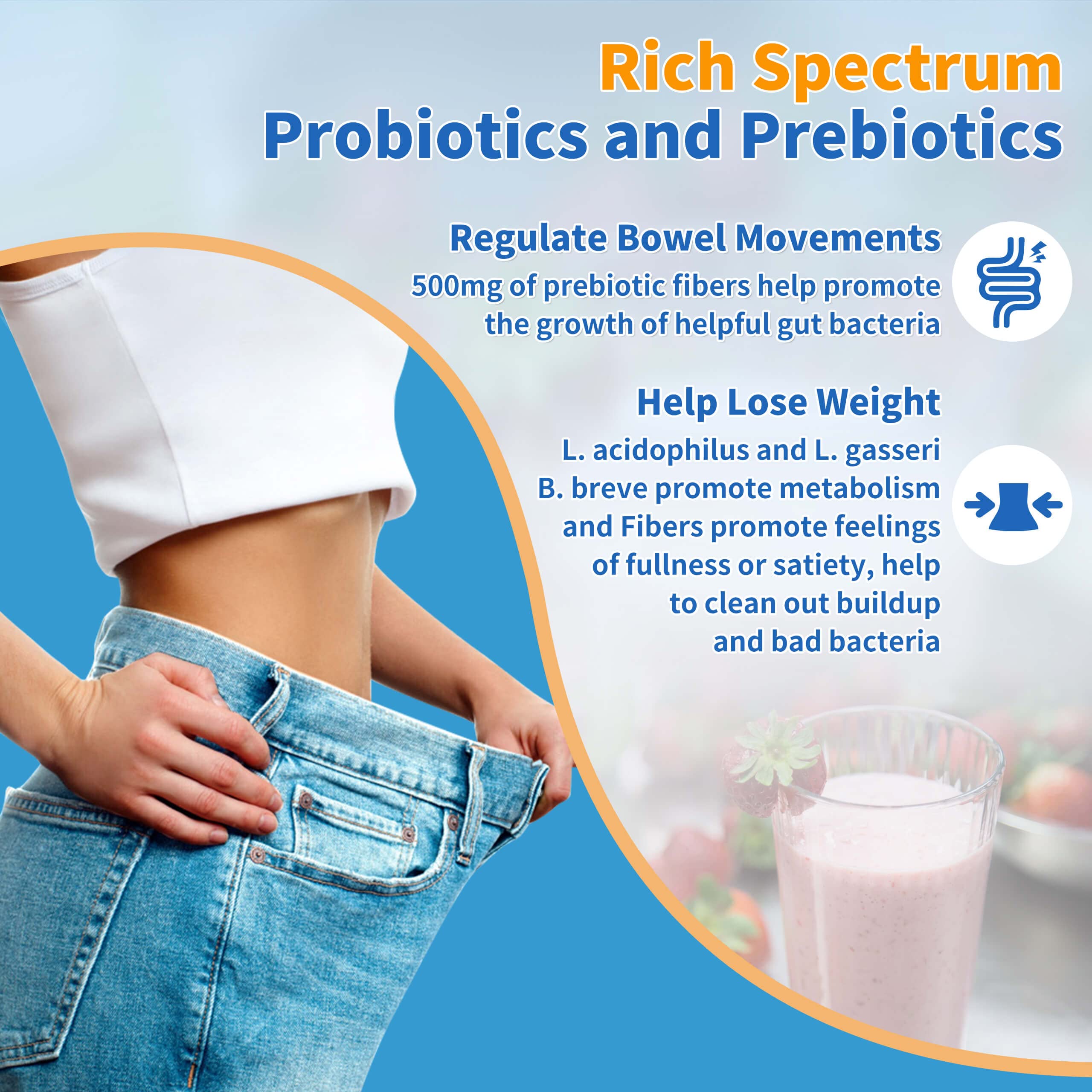 ZEBORA Probiotics for Women, Men and Kids, Prebiotics and Probiotics Powder ZEBORA uk supplements