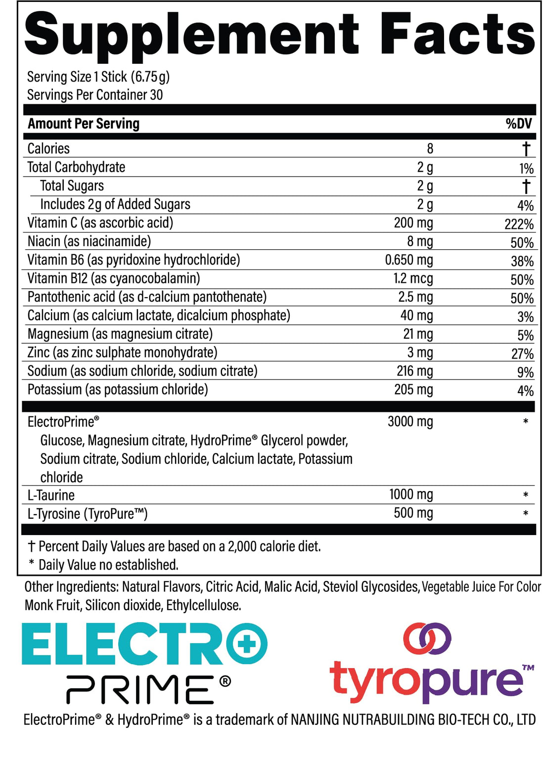 Advanced Bionutritionals Advanced Hydration Formula Electrolyte Drink Mix Powder with ElectroPrime®, L-Taurine, TyroPure™, B-Vitamins, Vitamin C – Strawberry Watermelon – 30 Stick Packs Advanced Bionutritionals uk supplements