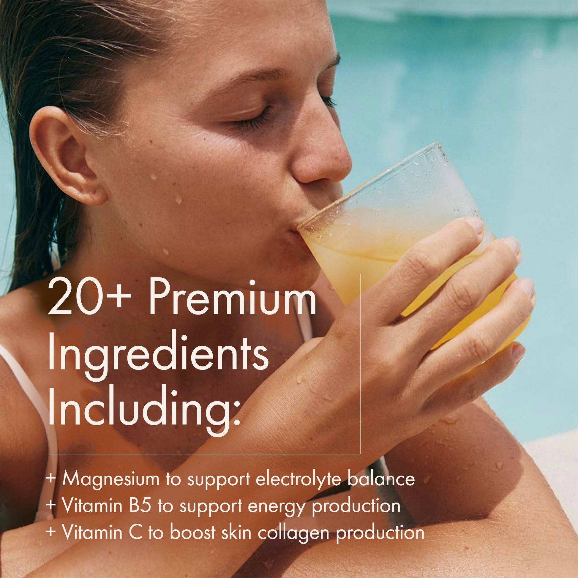 WelleCo HydroProtein Elixir, Potassium Electrolyte Powder with 15g Vegan Protein for Energy, Healthy Hair, Skin & Nails, Easy to Digest Powdered Electrolytes, Passionfruit, 9.5oz Jar WelleCo uk supplements