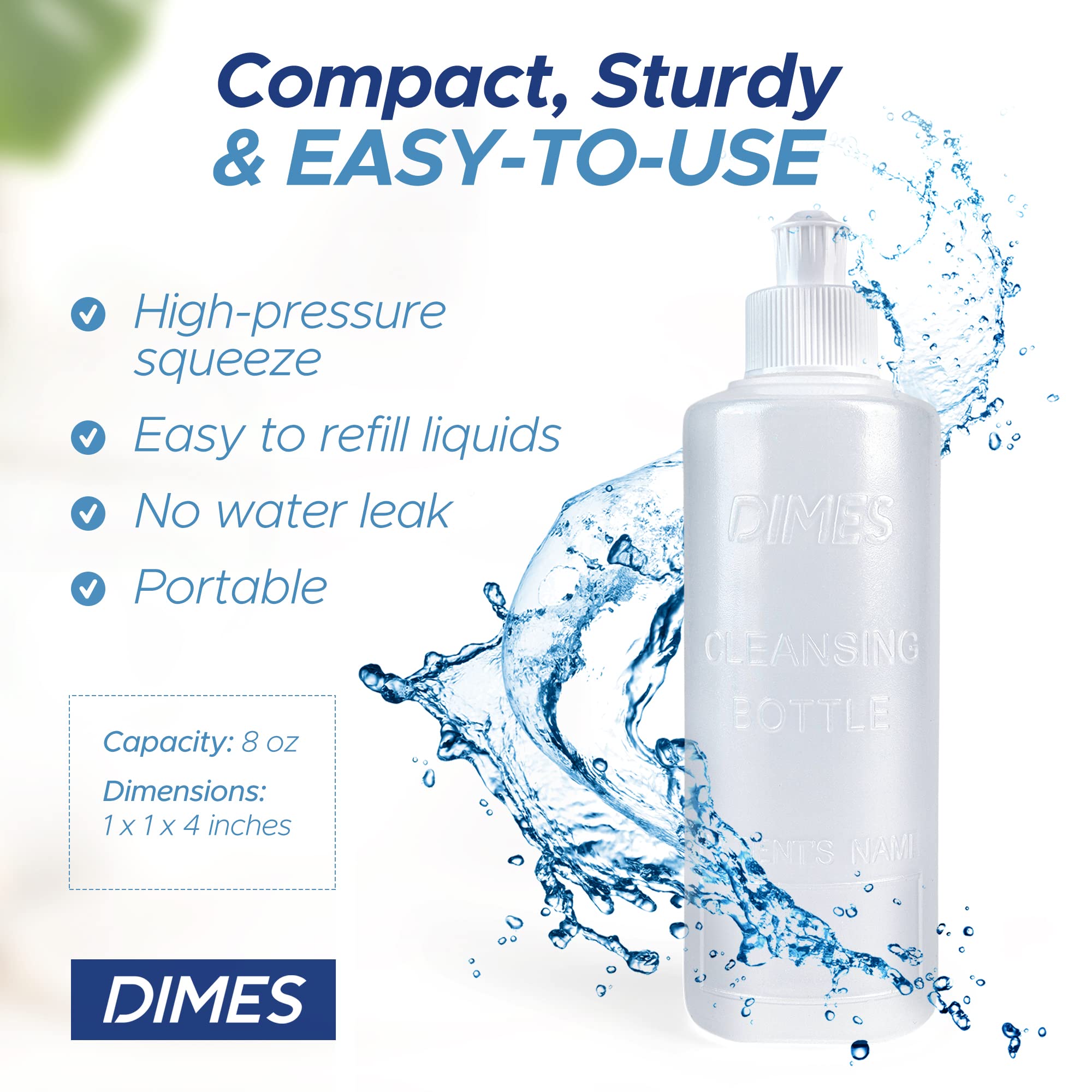 Dimes Perineal Lavette Irrigation Bottle 8 oz (Pack of 3). - Peri Bottle for Postpartum Care Dimes uk supplements