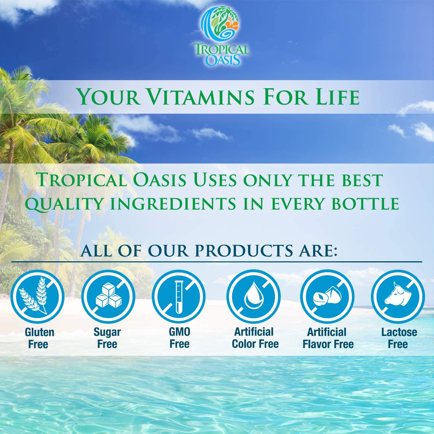 Mega Premium Liquid Multivitamin | Natural Immune Support Vitamin w/ 1333% Vitamin C, 200% D3, Zinc + 20 Vitamins, 70 Minerals, & 21 Amino Acids | Sugar Free | Orange Flavor | 98% Absorption | 32 Serv Tropical Oasis uk supplements