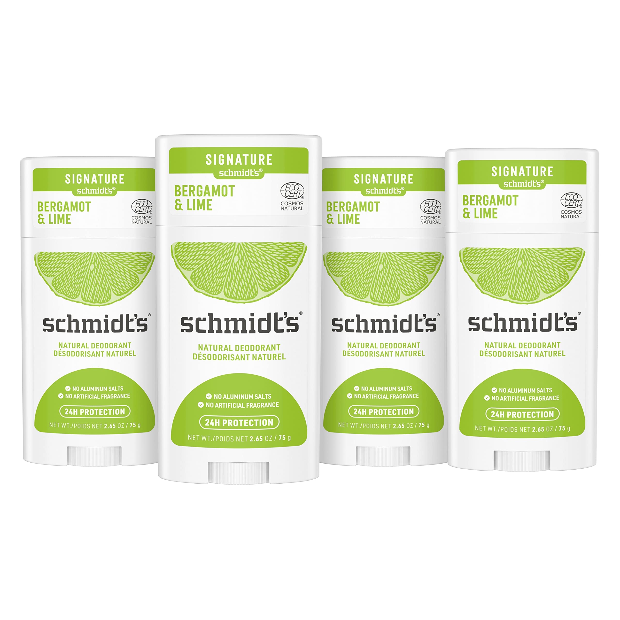 Schmidt's Aluminum Free Natural Deodorant For Women and Men, Bergamot & Lime Schmidt's uk supplements