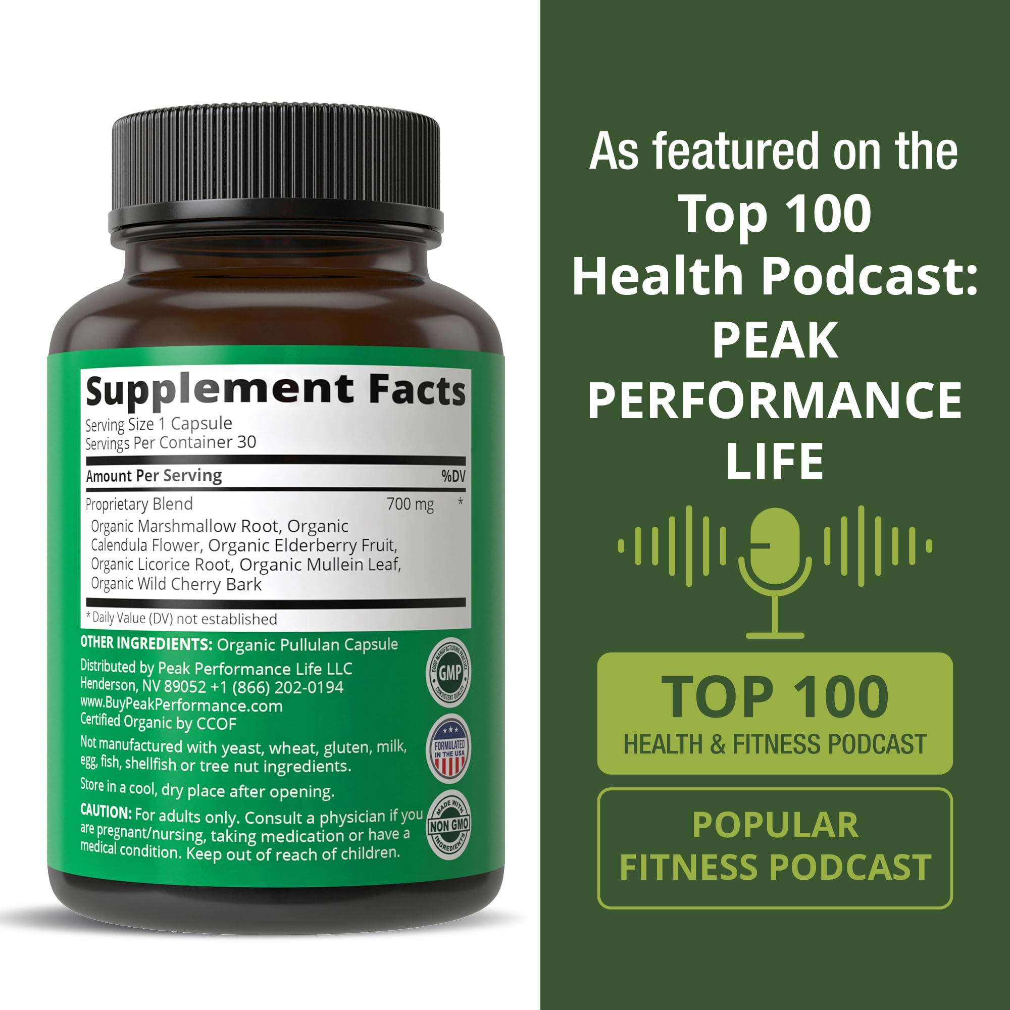 USDA Organic Lung Detox for Smokers and Non Smokers with 6 Top Ingredients. Mullein Leaf, Marshmallow Root, Calendula. Lungs Cleanse for Better Respiratory Health. Lung Support Capsules Supplement Peak Performance uk supplements