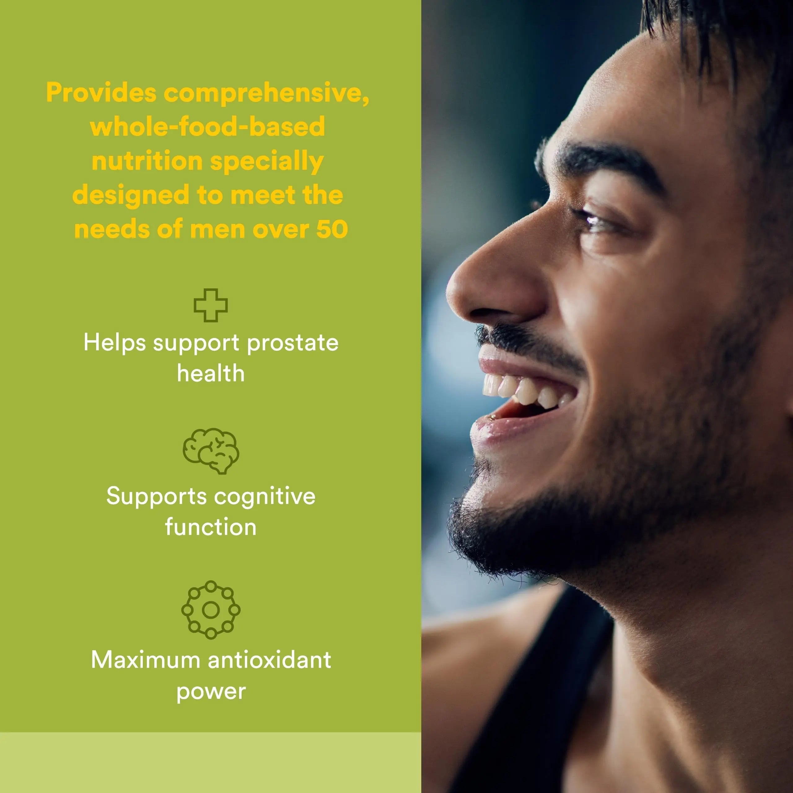 Natural Factors Whole Earth & Sea Men's 50+ Multivitamin & Mineral - Daily Nutritional Support Multivitamin Natural Factors uk supplements