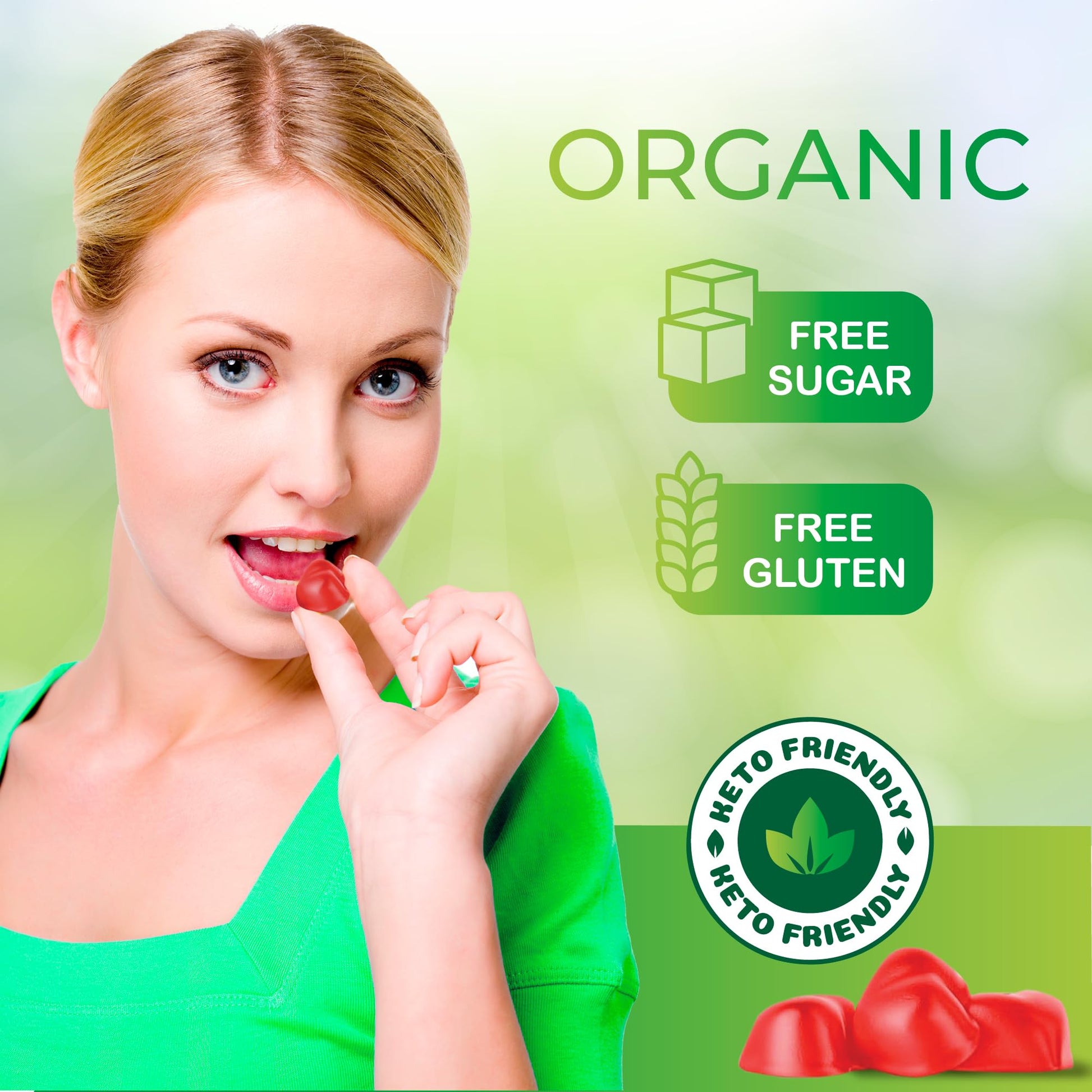 Organic Keto ACV Gummies for Advanced Weight Loss Fat Burn - Sugar Gluten Free Apple Newline Lab uk supplements