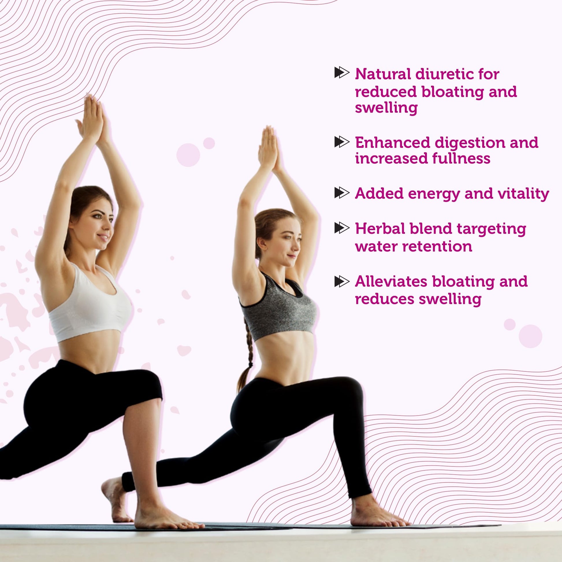 Water Retention Pills for Women Bloating Relief with Vitamin B6, Dandelion & Green Tea Natural LADYME WOMEN'S HEALTH uk supplements