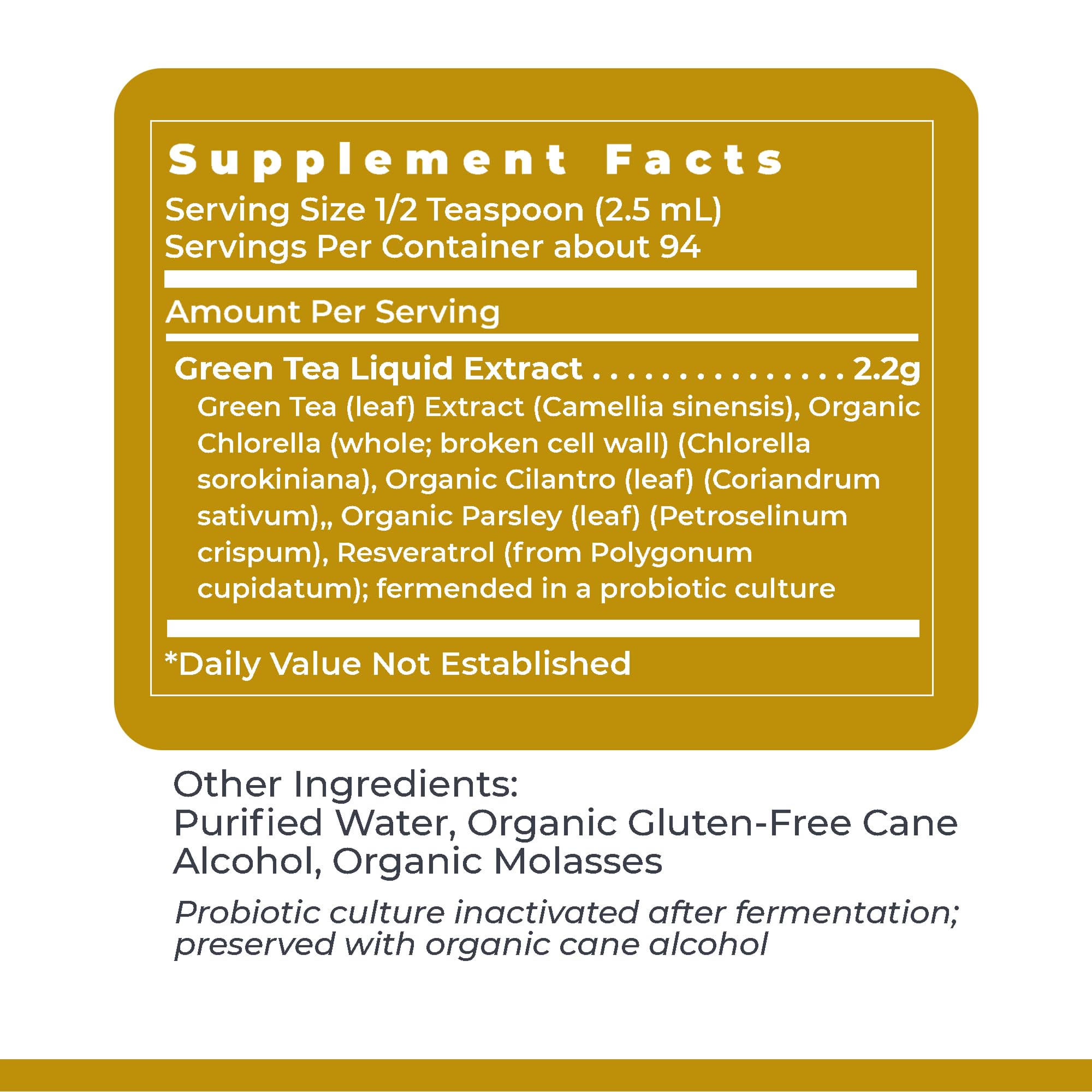 Premier Research Labs Green Tea-ND - Probiotic Fermented Green Tea Extract Supplement with ECGC, Camellia Sinensis Liquid, Supplement Drops for Adults, Vegan Friendly - 8 Fl Oz Bottle Premier Research Labs uk supplements