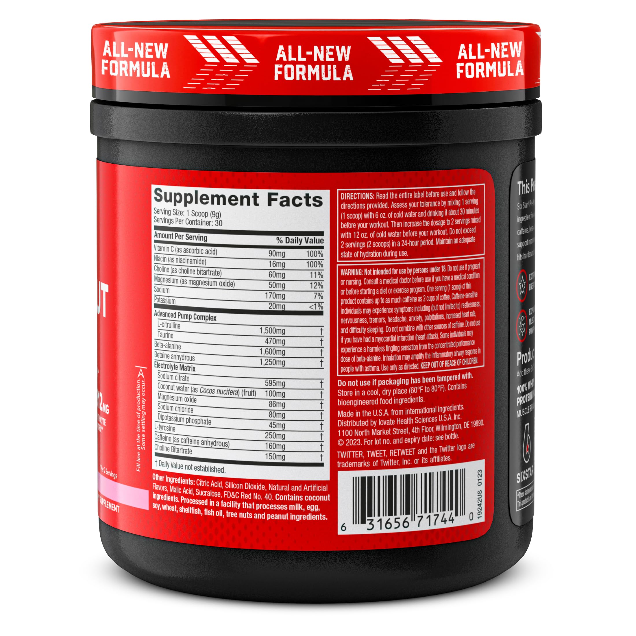 Six Star Pre-Workout Explosion 2.0 Pink Lemonade - Pre-Workout Powder, Explosive Energy Six Star uk supplements