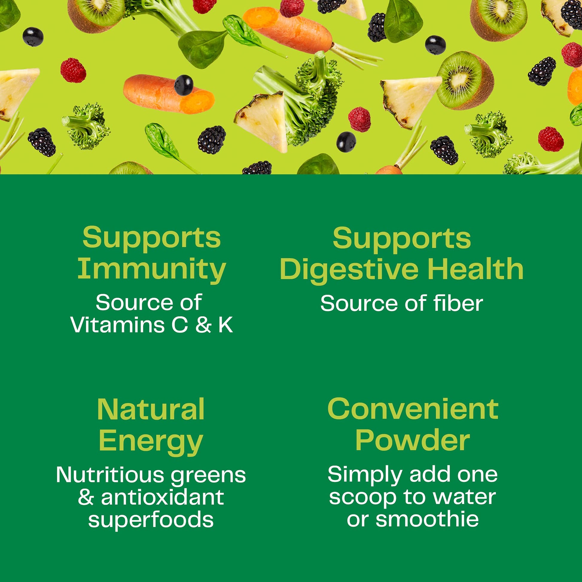 Amazing Grass Greens Blend Superfood: Super Greens Powder Smoothie Amazing Grass uk supplements