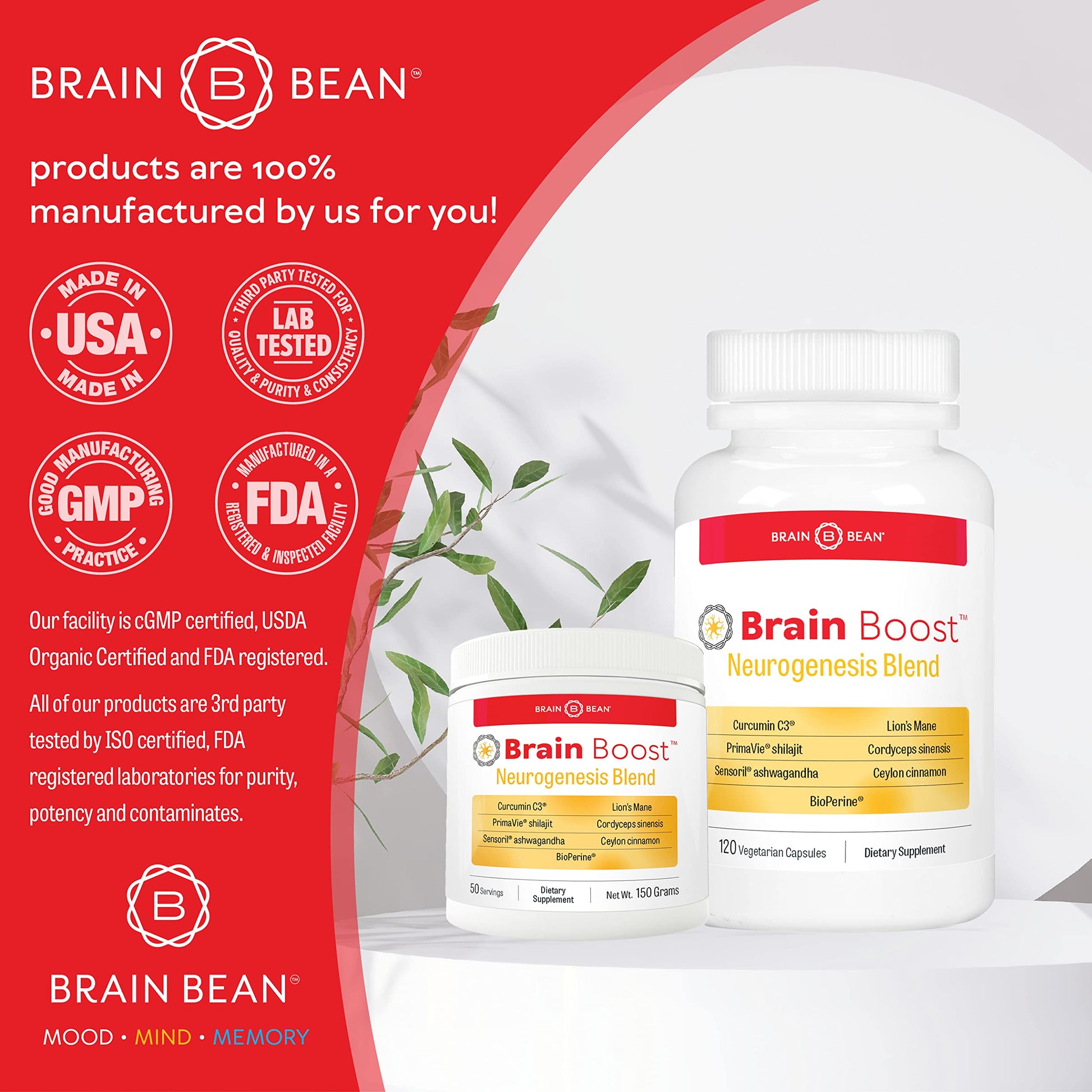 Brain Bean Brain-Boost (Formerly Brain Bean uk supplements