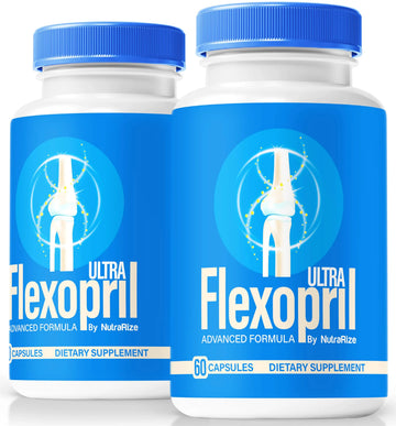 NutraRize (2 Pack) Flexopril Ultra Capsules, Official Flexopril for Joint Support, All-Natural Formula to Fortify Bones and Bolster Flexibility, Premium FlexoprilUltra Pills Review (120 Capsules) NutraRize uk supplements