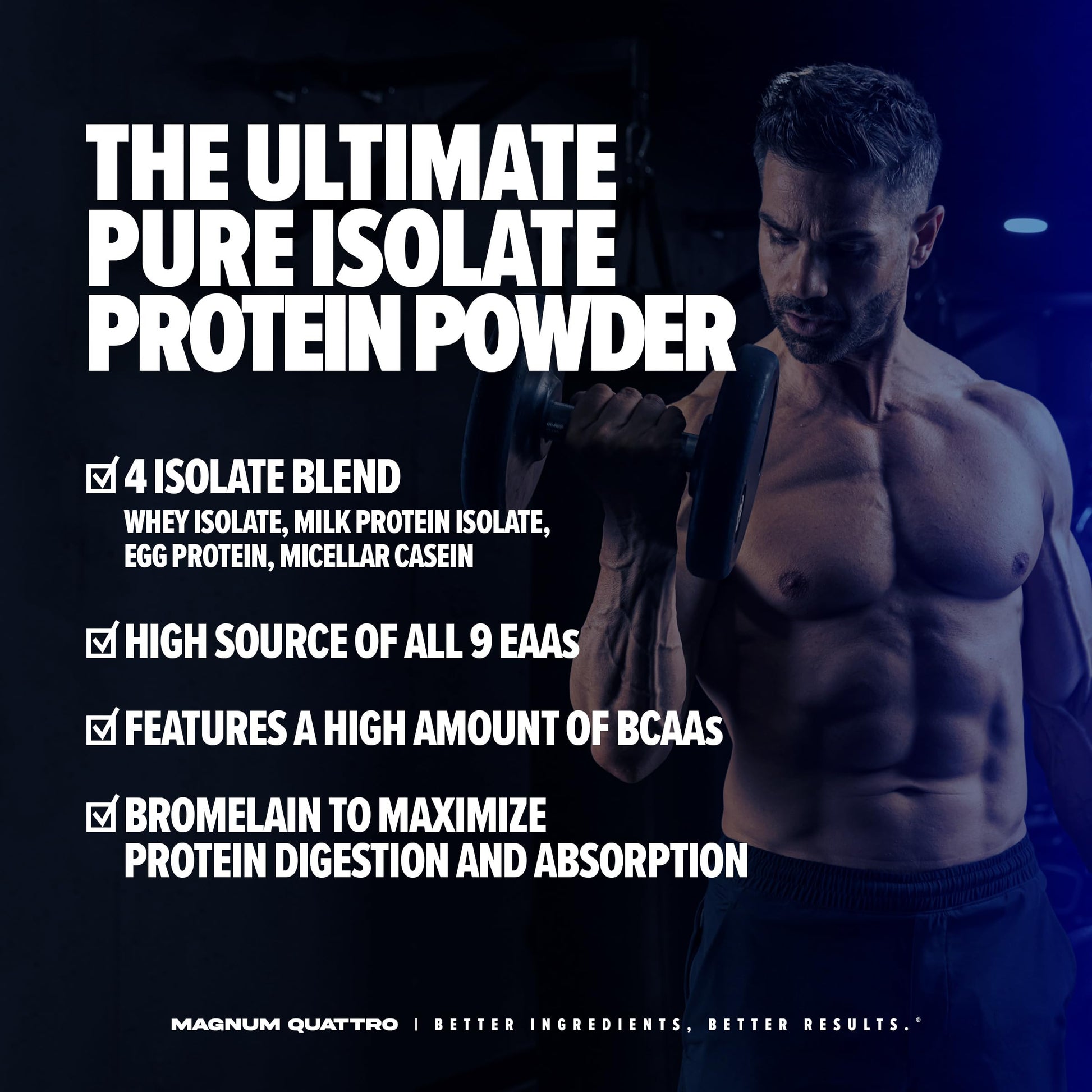Magnum Nutraceuticals Quattro -, Peanut Butter Cups, 4LB - May Support Muscle Growth QUATTRO uk supplements