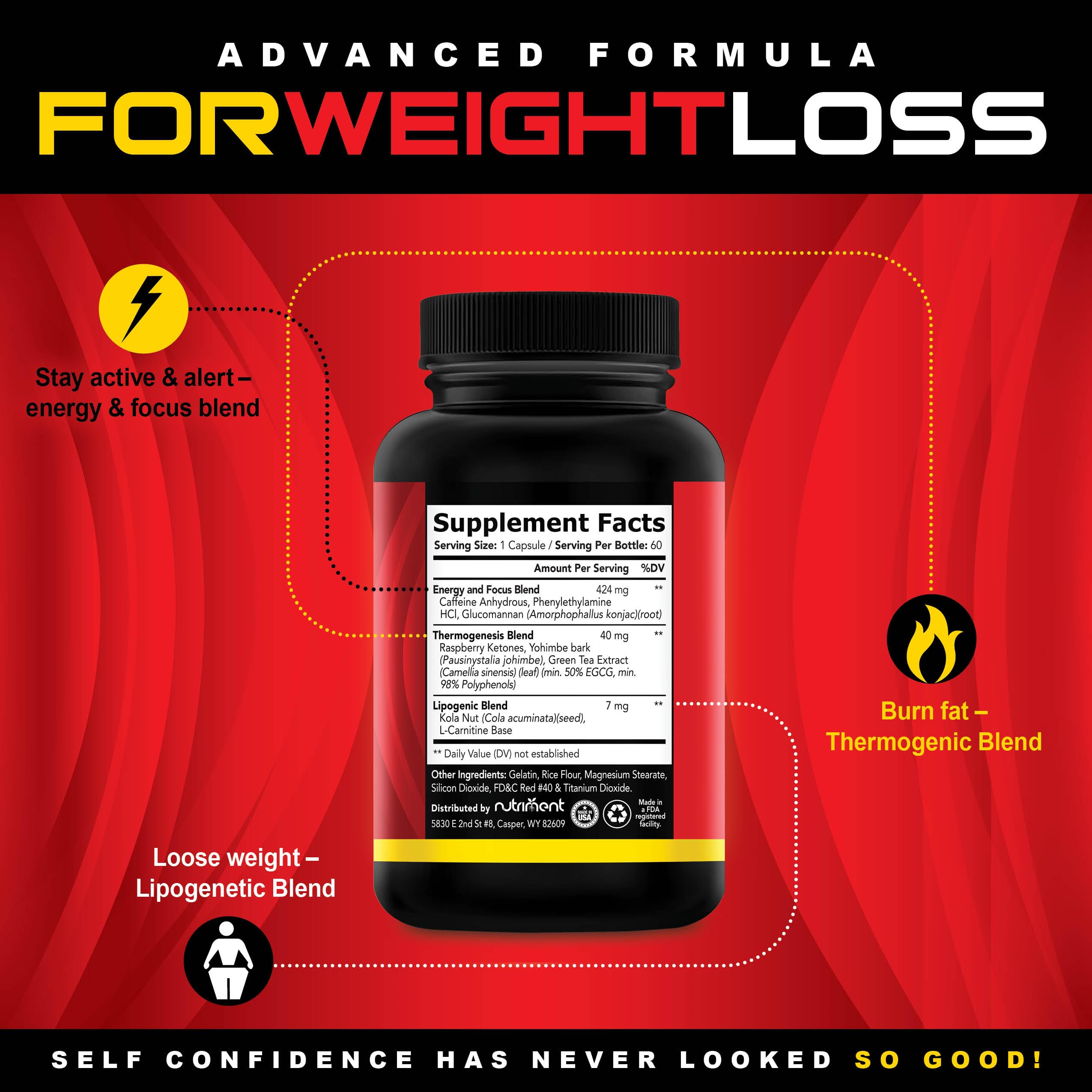 Nutriment Quick Ten - Best Weight Loss Pills - Natural Metabolism Booster Nutriment uk supplements