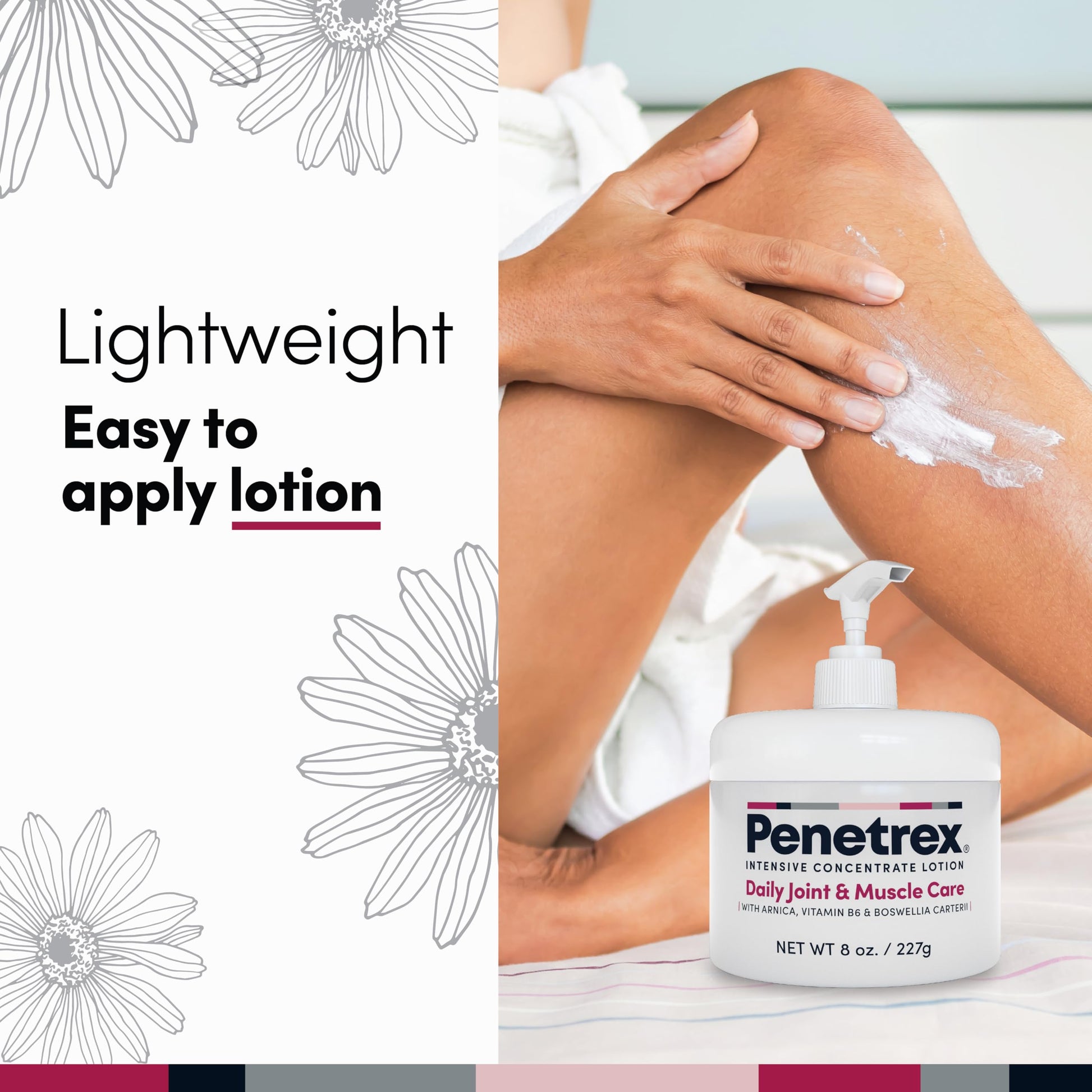 Penetrex Joint & Muscle Care Lotion – Soothing Botanical Formula with Arnica, Vitamin B6 & MSM – Lightweight Easy to Apply Lotion - Fresh Disappearing Scent - for Everyday Movement Support Penetrex uk supplements