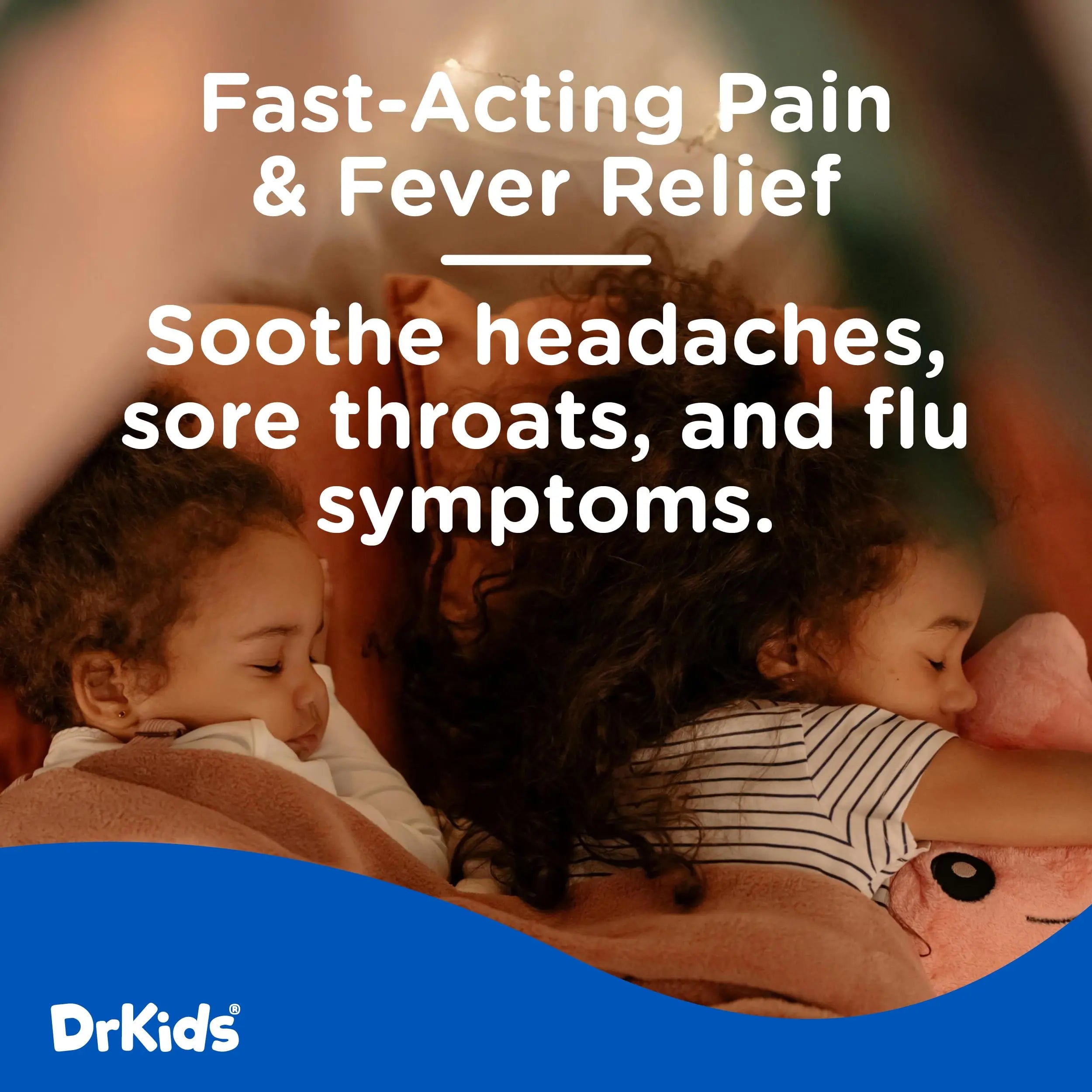 Dr. Kids Children’s Pain and Fever Chewable Gels – Pain Relief and Fever Reducer for Kids Ages 2–11, 80 mg Chewable Acetaminophen for Headache, Sore Throat, Cold & Flu, Pineapple Flavor, 26 Count Dr. Kids uk supplements