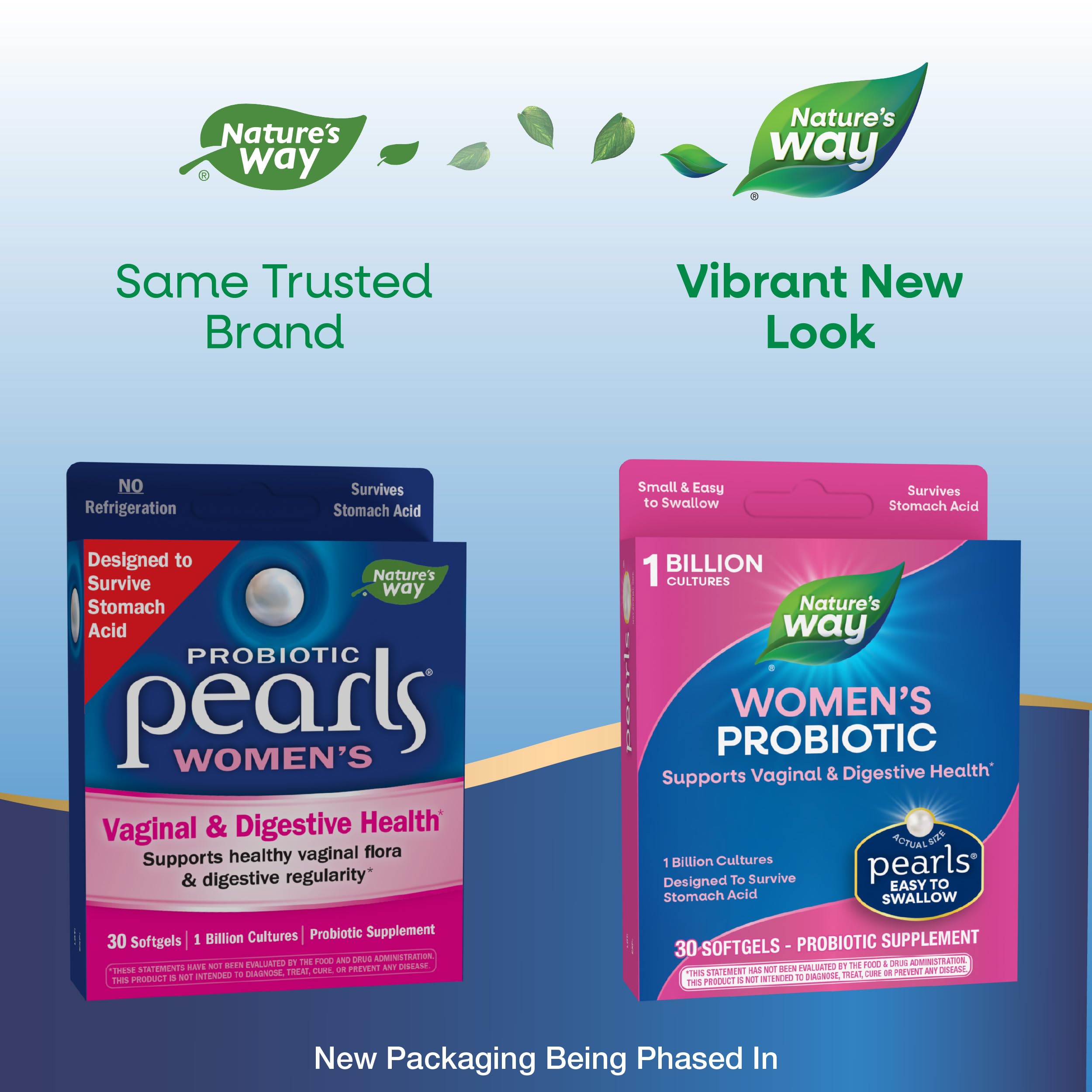 Nature's Way Women's Probiotic Pearls, Supports Vaginal and Digestive Health*, 1 Billion Live Cultures Nature's Way uk supplements