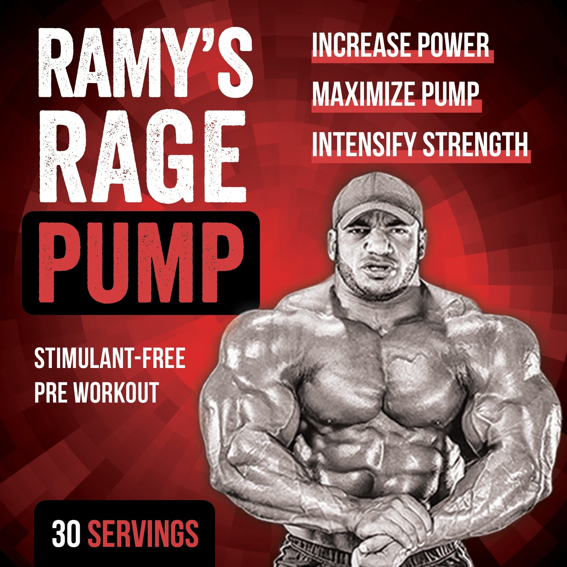 Enhanced Labs - Mr. Olympia 2020 Big Ramy’s Rage Pump - Stimulant Free Pre Workout Enhanced uk supplements