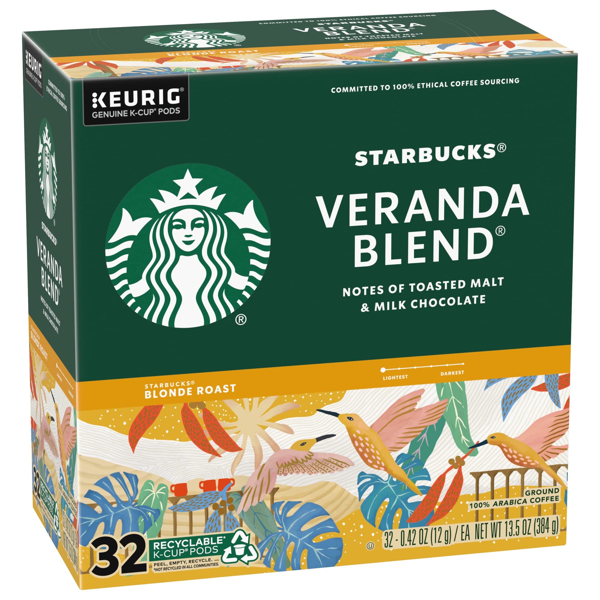 Starbucks Veranda Blend Coffee K-Cups,4/24 Pack-96 K-Cups Starbucks uk supplements