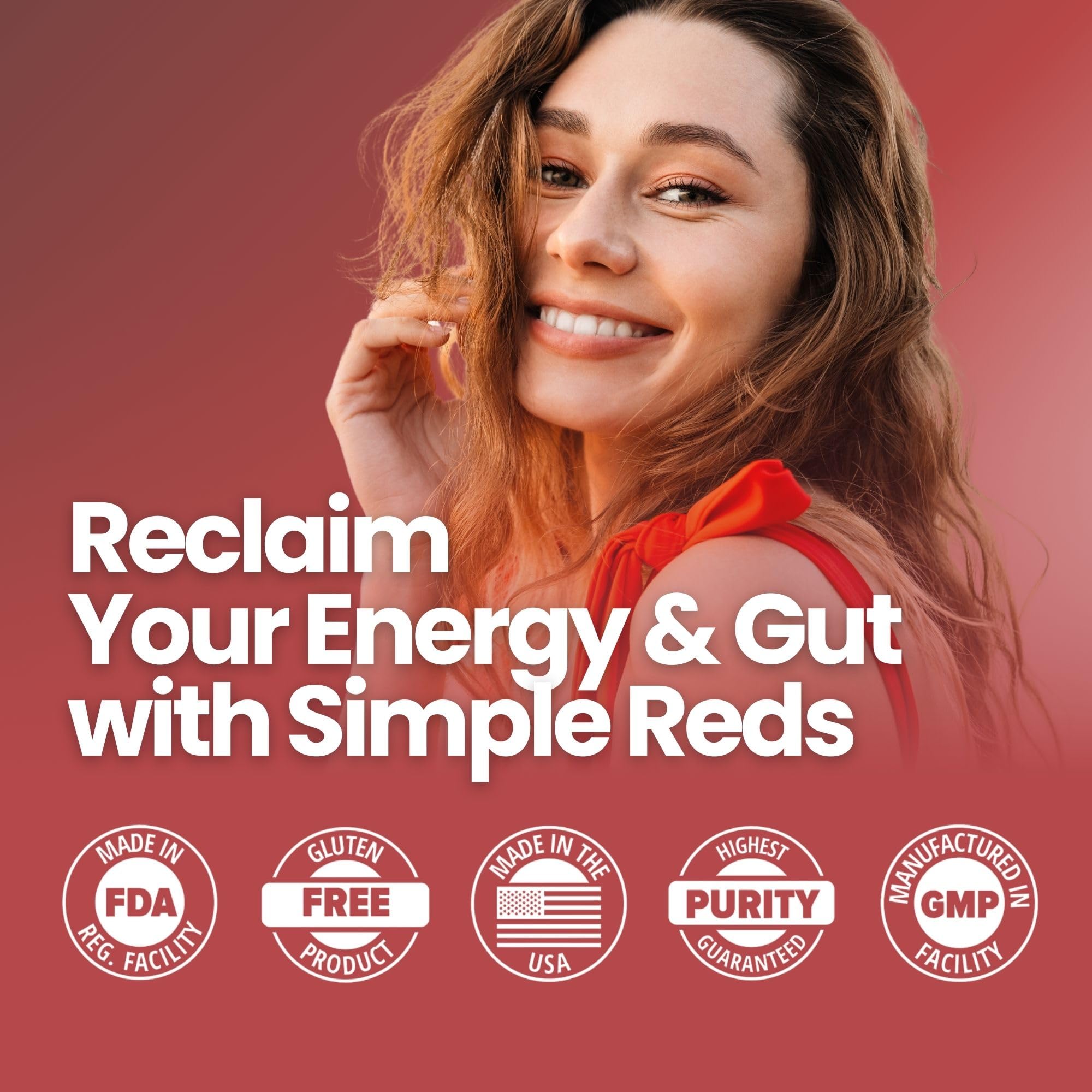 Layer Origin Simple Reds - Organic Red Polyphenols Whole Fruit Powder | Five Real Whole Fruits | 30 Servings Layer Origin uk supplements
