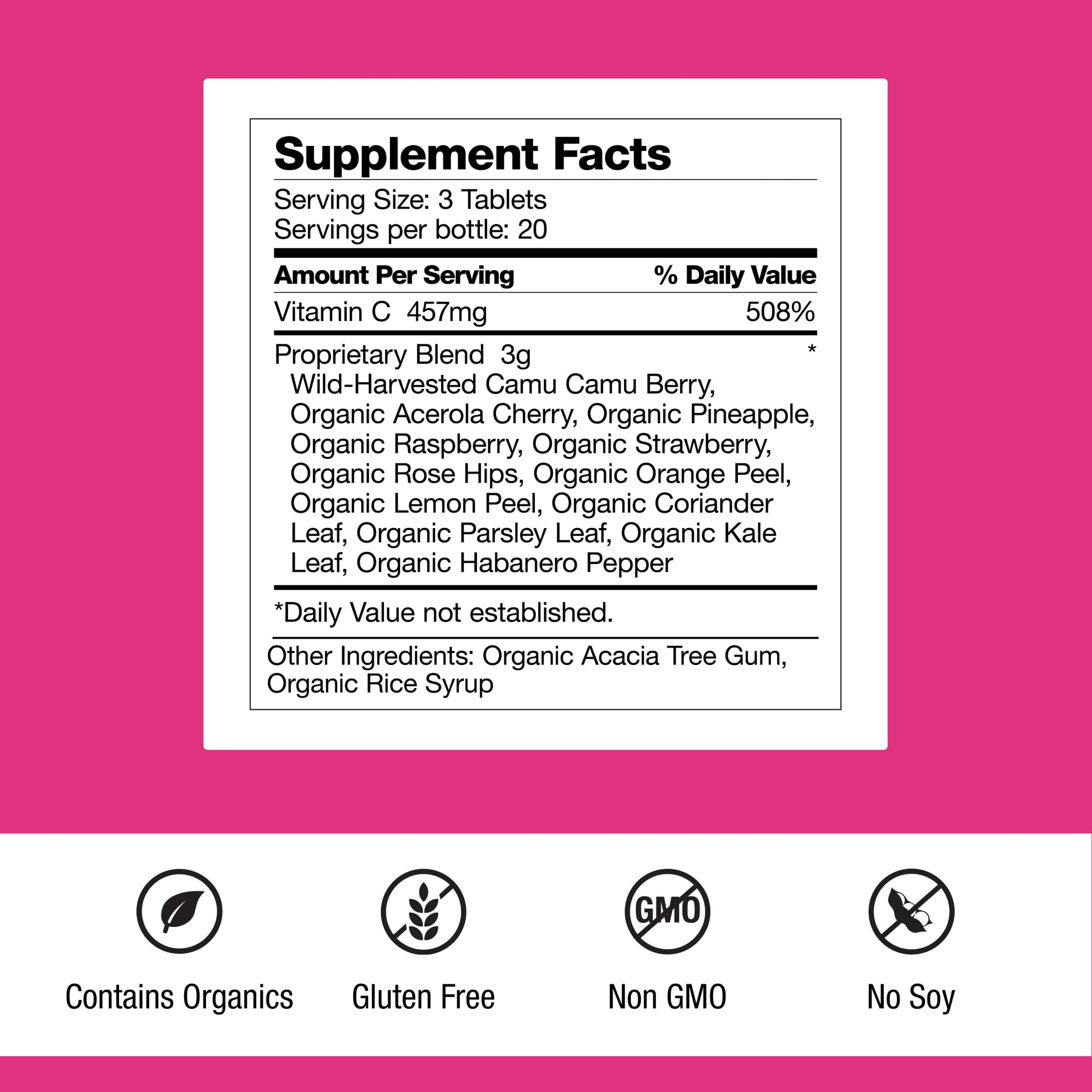 Dr. Schulze's Super-C Plus - Vitamin C Supplement for Immune Support - Skin Health & Antioxidant Support - High-Potency Formula - Plant-Based Superfood - Gluten-Free & Vegan - 60 Count (20 Servings) Dr. Schulze's uk supplements