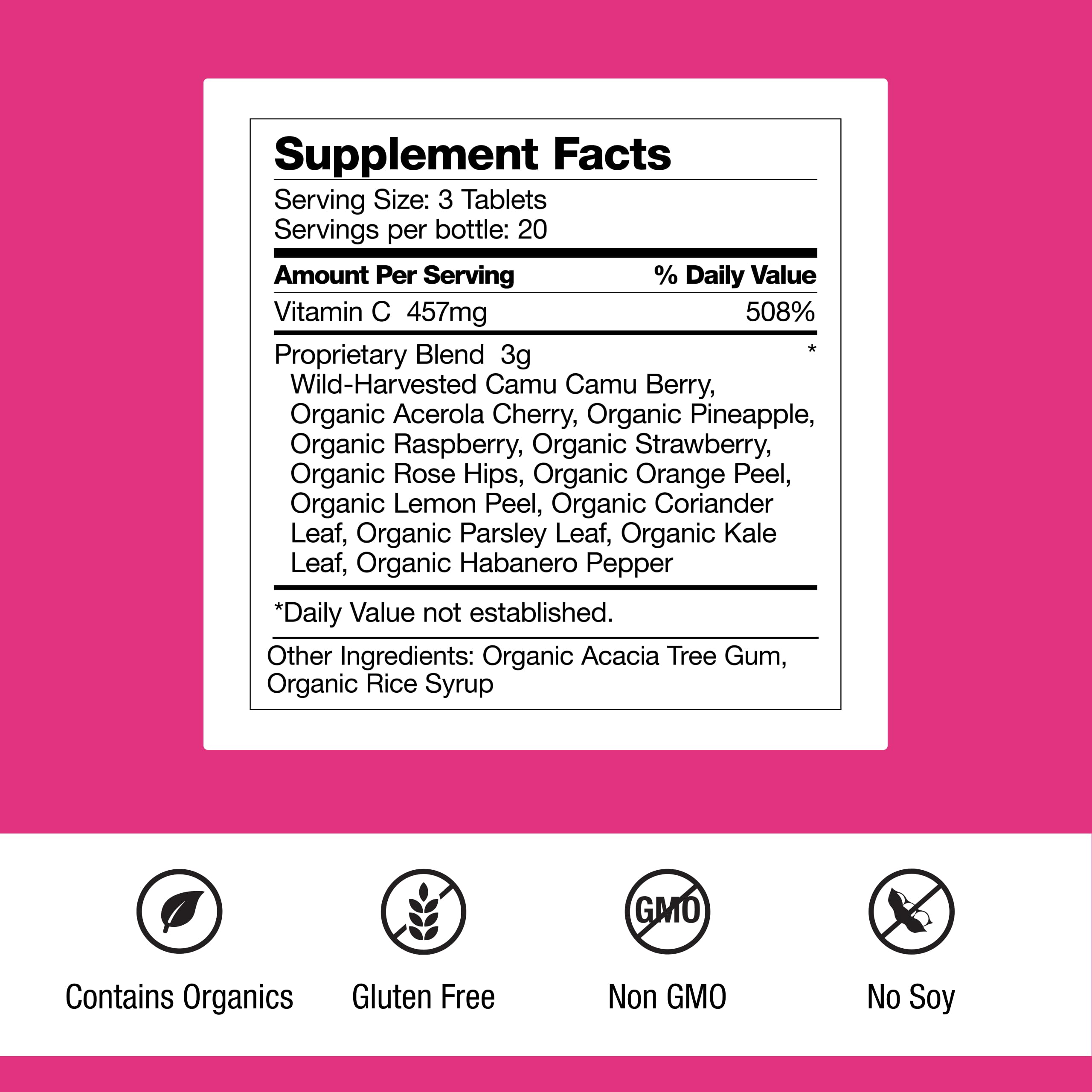 Dr. Schulze's Super-C Plus - Vitamin C Supplement for Immune Support - Skin Health & Antioxidant Support - High-Potency Formula - Plant-Based Superfood - Gluten-Free & Vegan - 60 Count (20 Servings) Dr. Schulze's uk supplements