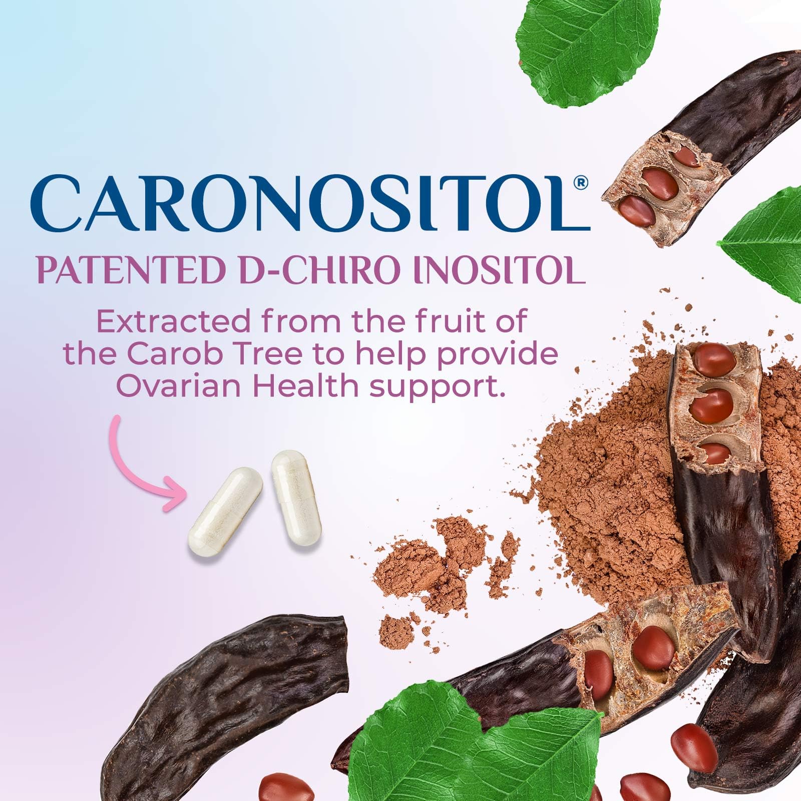 Myo-Inositol & D-Chiro Inositol 1025mg - 40:1 Ideal Ratio for Ovarian Support, Vegan Myo & D Chiro Supplement for Women's Natural Balance and Hormone Support, Vitamin B8, Non-GMO - 120 Capsules Nature's Glow uk supplements