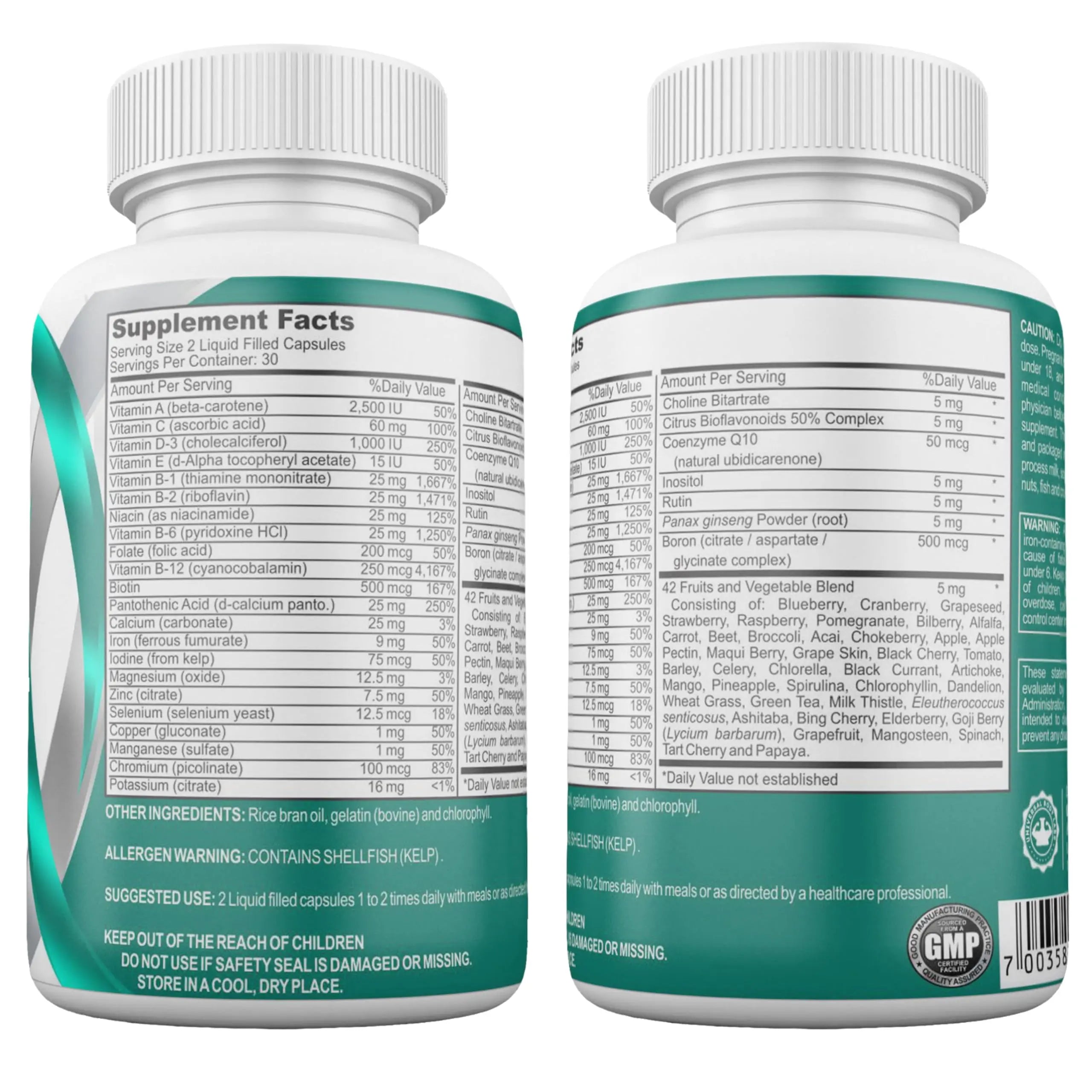 Bariatric Multivitamin with Iron – 2 Softgels Daily, Liquid-Filled Rapid-Absorption Softgels for Gastric Sleeve & Bypass Patients – Bari Liquid Force Universal Body Labs uk supplements