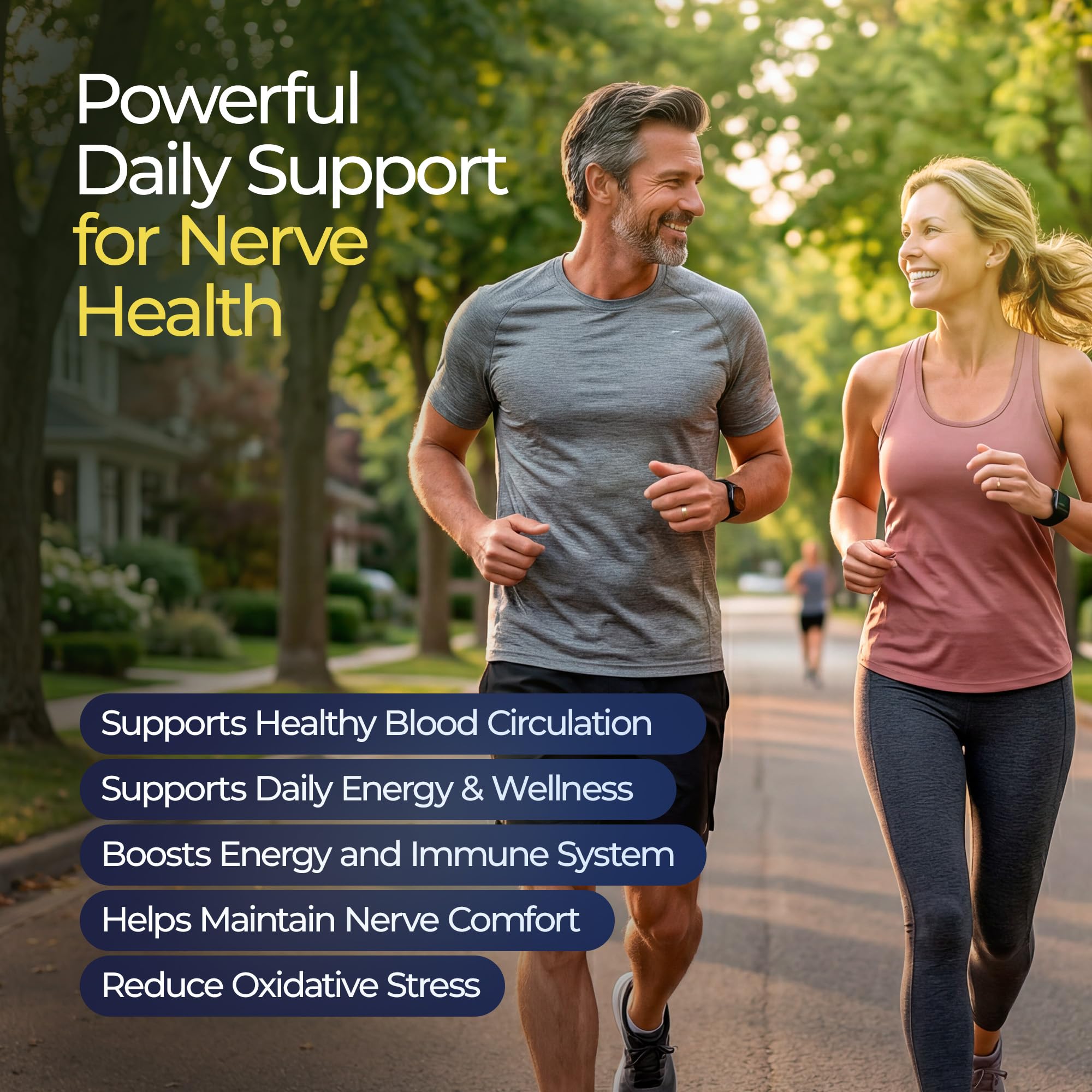The Nerve Brand Neuropathy Support Gummies, 600 mg R Alpha Lipoic Acid Gummies with B1 B6 B12 and Lion’s Mane, Sugar Free Daily Nerve Health Supplement, 30 Day Supply The Nerve Brand uk supplements