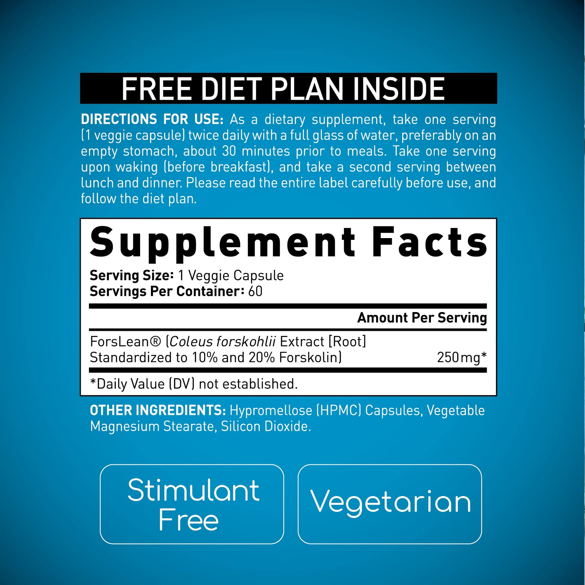 BioGenetic Labs Forskolin Lean & Tone - Weight Loss Pills - Body Toning Formula Fat Burner BioGenetic Laboratories uk supplements