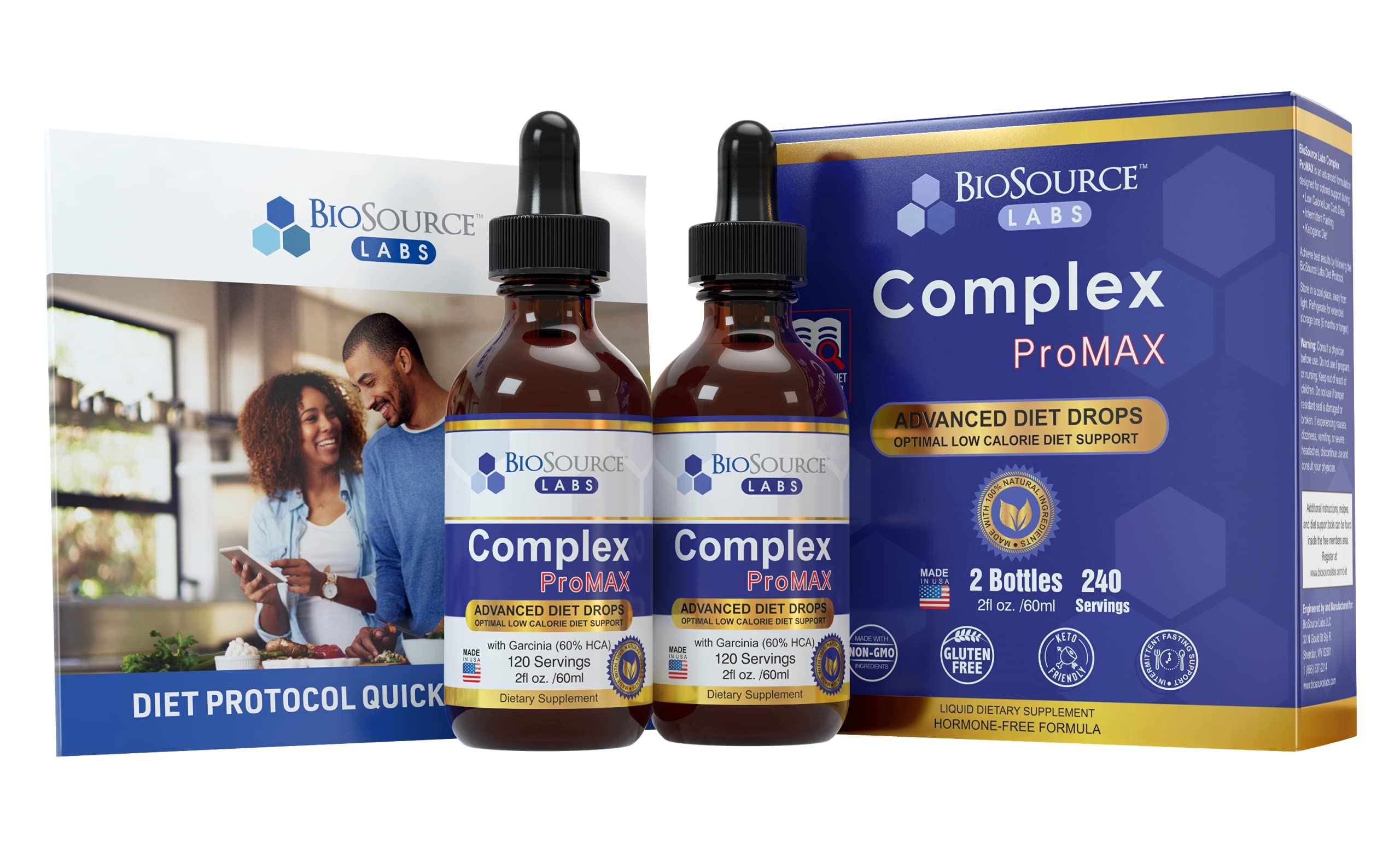 BioSource Labs Complex ProMAX Premium Diet Drops (2 x 2 oz Bottle) BioSource Labs uk supplements