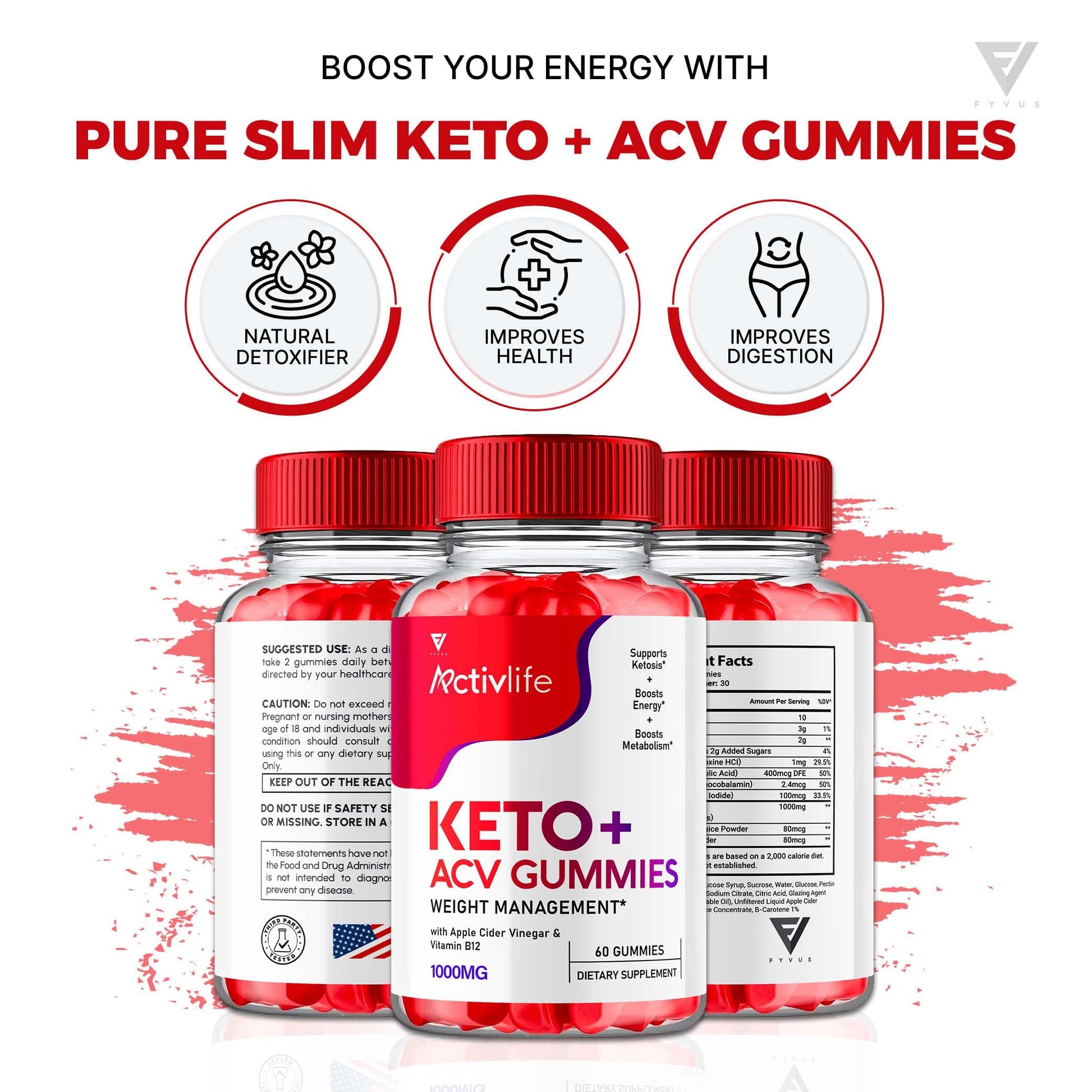 (2 Pack) Activlife Keto ACV Gummies Activelife Keto Advanced, Active Life Keto Fyvus uk supplements