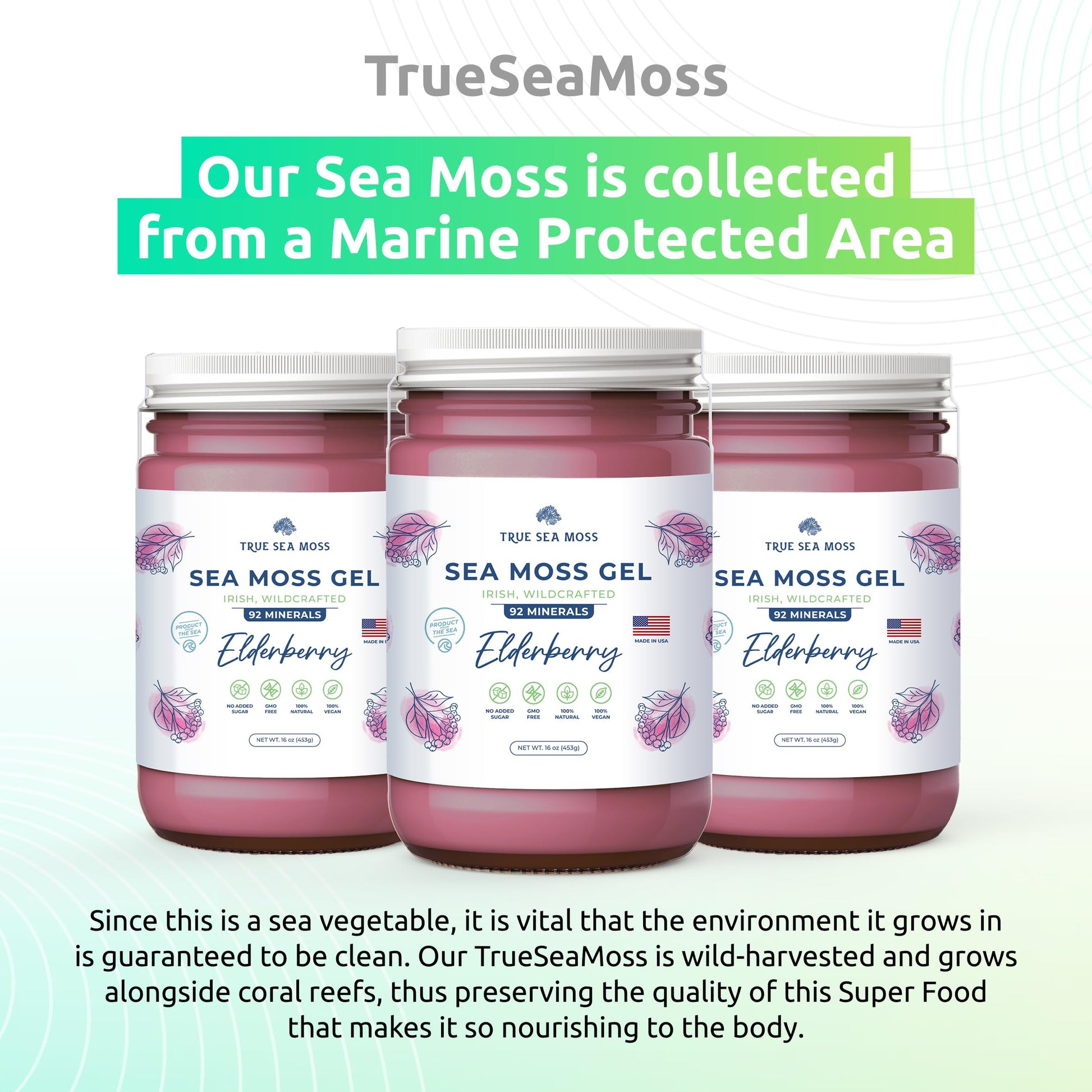 Irish Sea Moss Gel TrueSeaMoss uk supplements