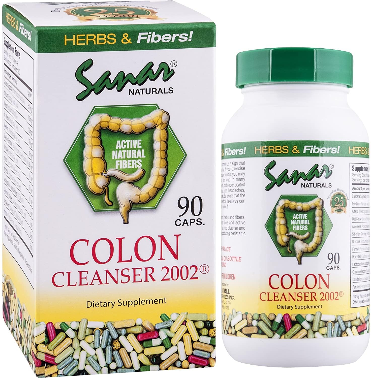 Sanar Naturals Colon Cleanser - Herbal Blend with Probiotics and Fibers - Digestive Health Sanar Naturals uk supplements