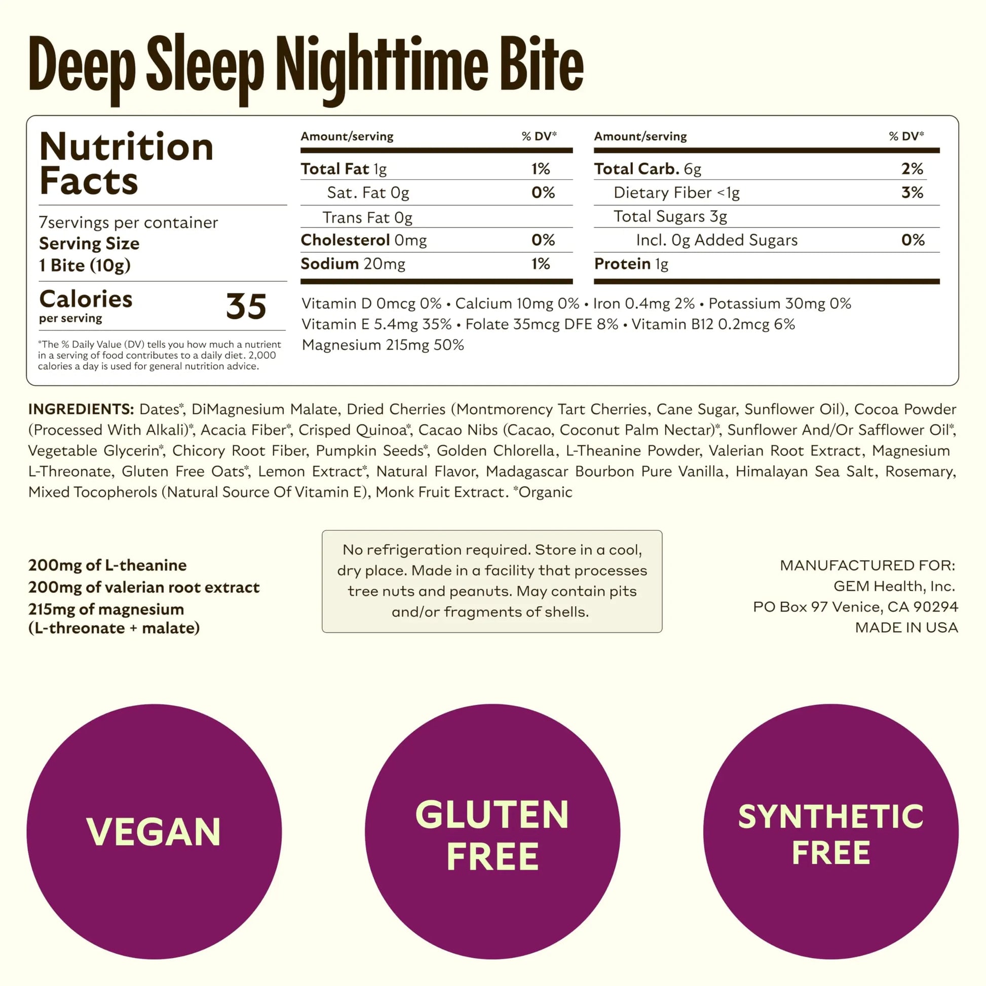 GEM Bite Complete Routine Variety Pack with Daily Multivitamin (14 Bites), Chill-Out Calm (7 Chews) & Deep Sleep Aid (7 Chews) | GEM uk supplements