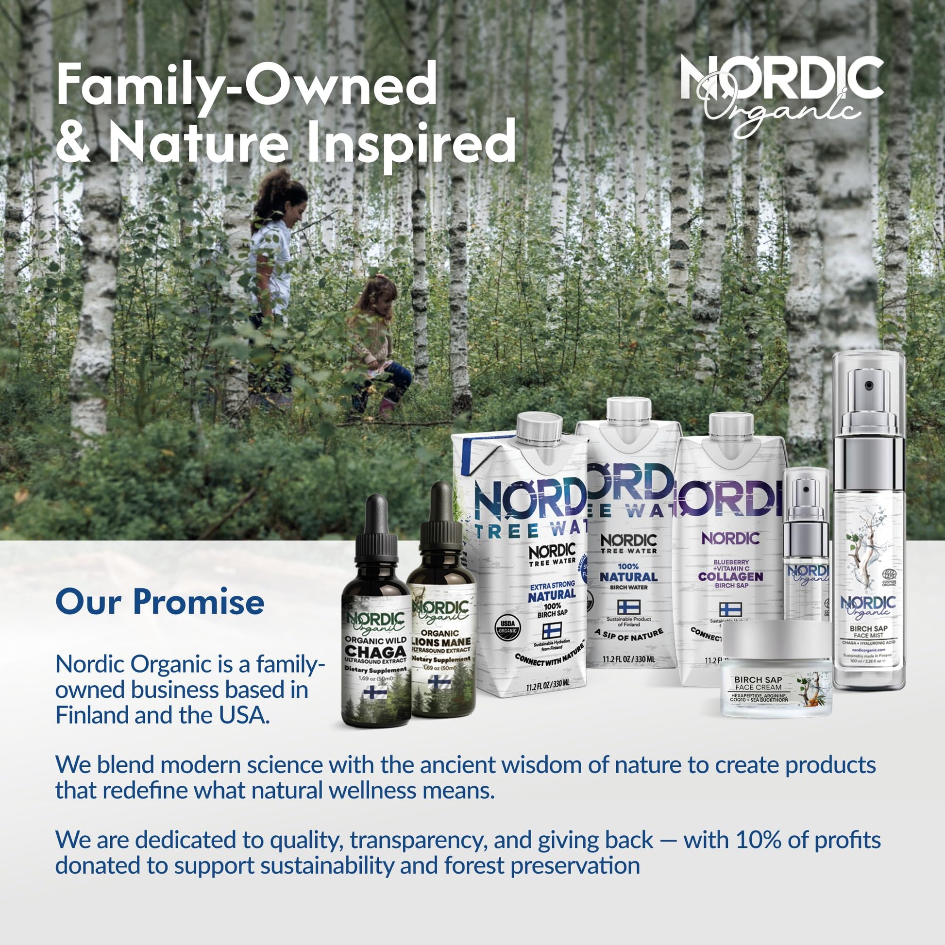 Nordic Liquid Collagen Peptide Drink, Organic Birch Sap, Wild blueberry + Vitamin C, Made in Finland - 10g Clinically Studied Grass Fed Collagen Peptides for Skin Hair Nails & Joint Support, with Silica, BPA-Free Beverage (12 Pack) Nordic Tree Water uk supplements