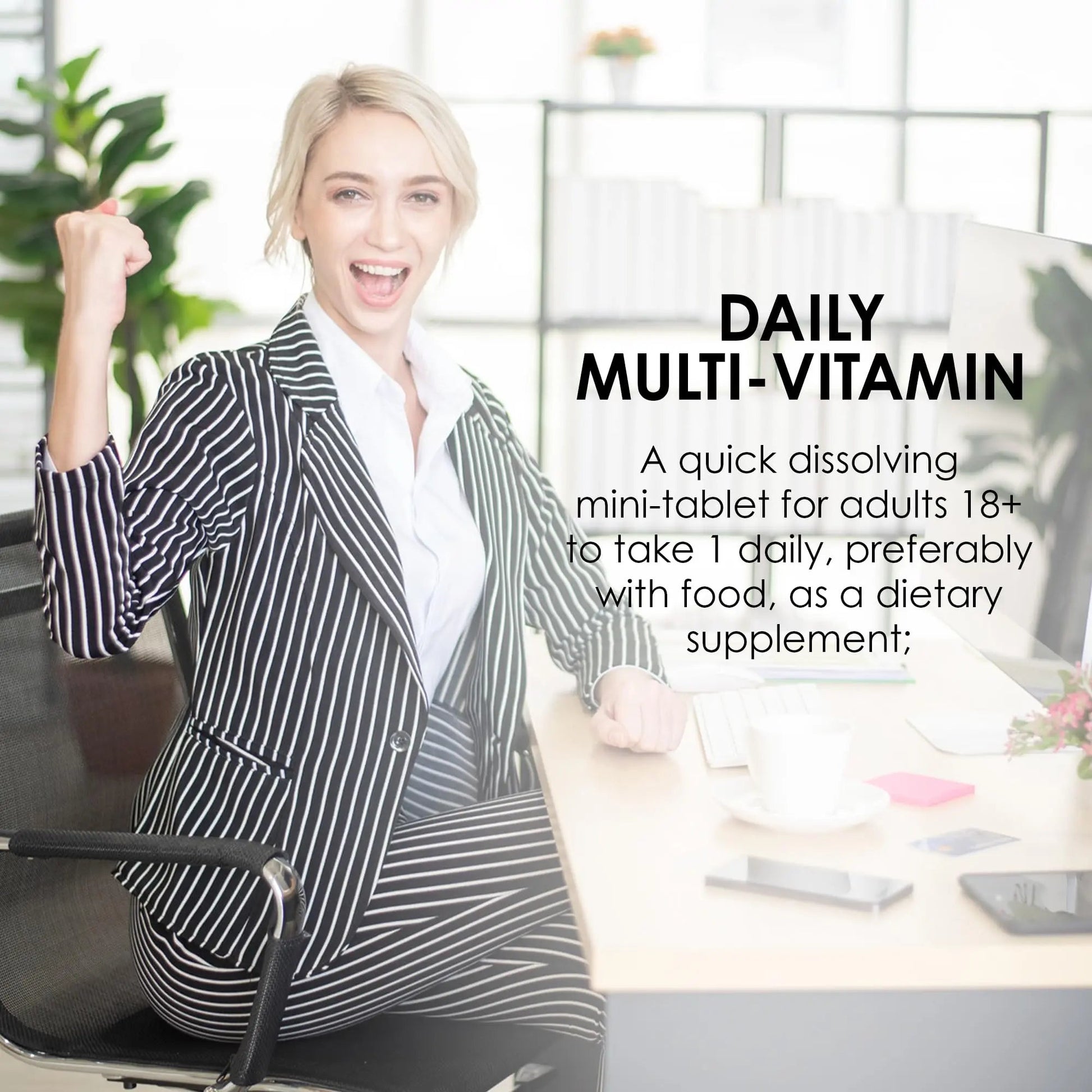MASON NATURAL Mini Multi Vitamins, Vitamins A, C, D3, E, B1, B2, B3, B6, B12, Folate and Calcium for Overall Health, 1 Year Supply MASON NATURAL uk supplements